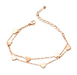 Multicolored Heart Bracelet