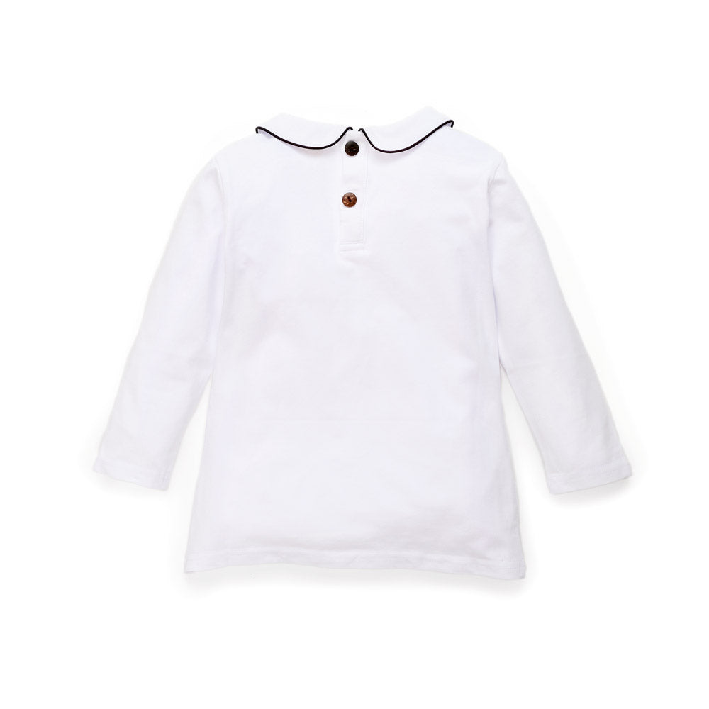 Peter Pan T-Shirt With Constrast Trim