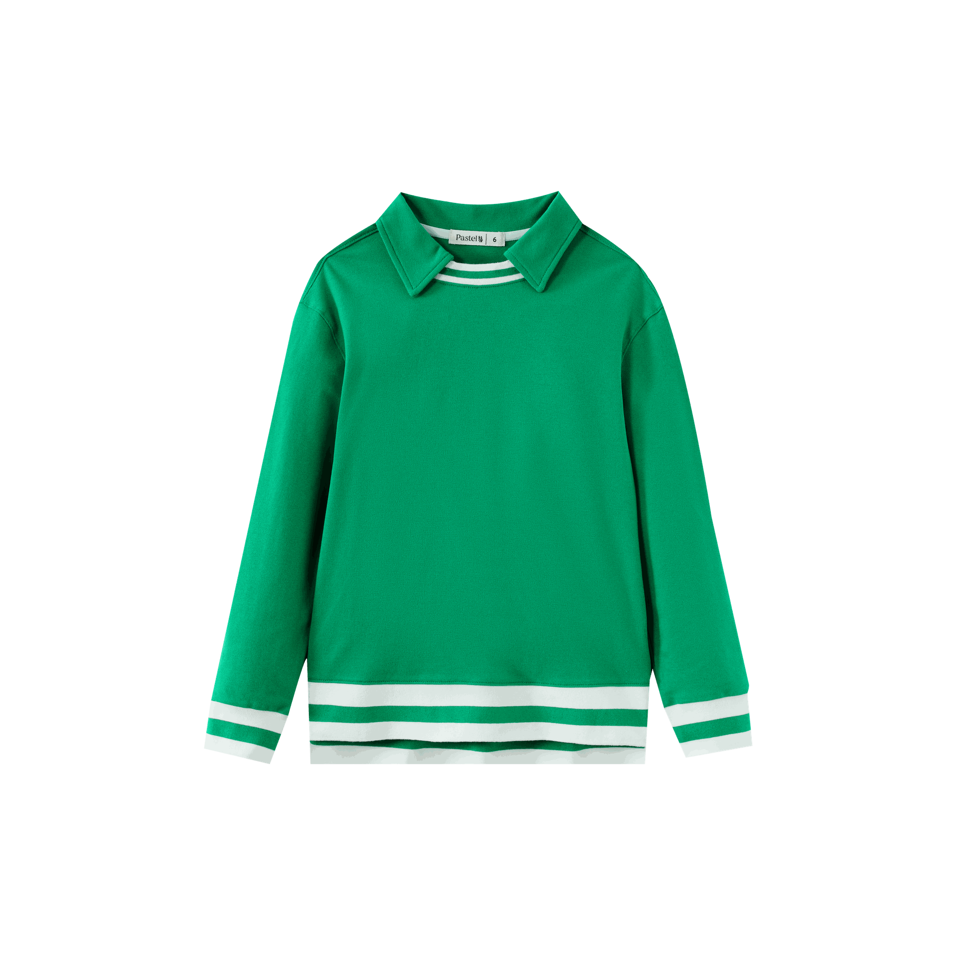 Polo With Striped Edging