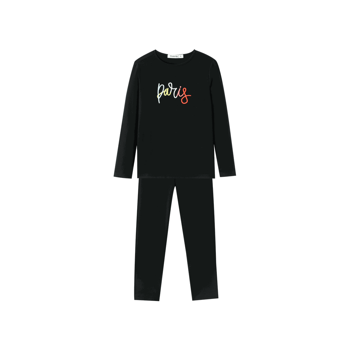 Scribbled Paris Pajama