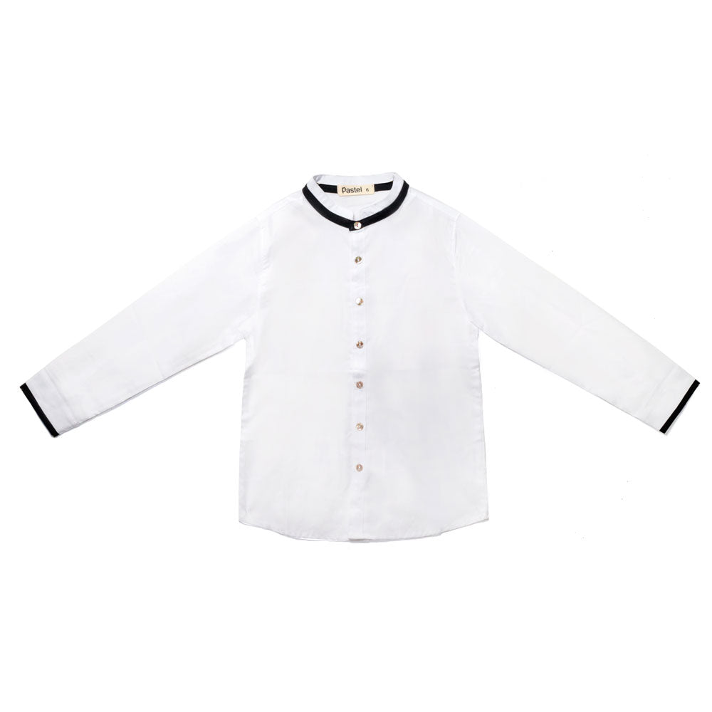 Mao Collar Dress Shirt