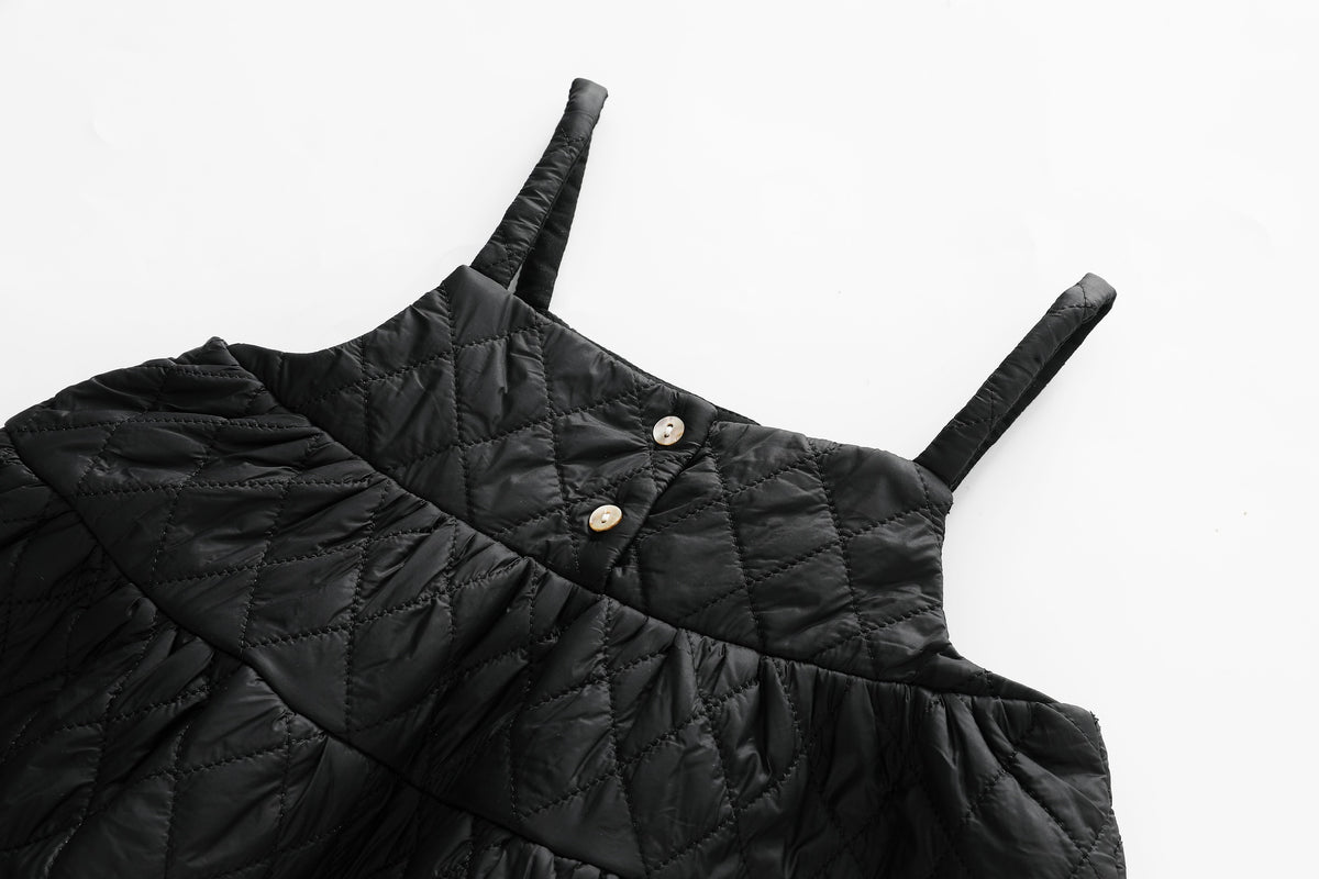 High Waisted Quilted Jumper