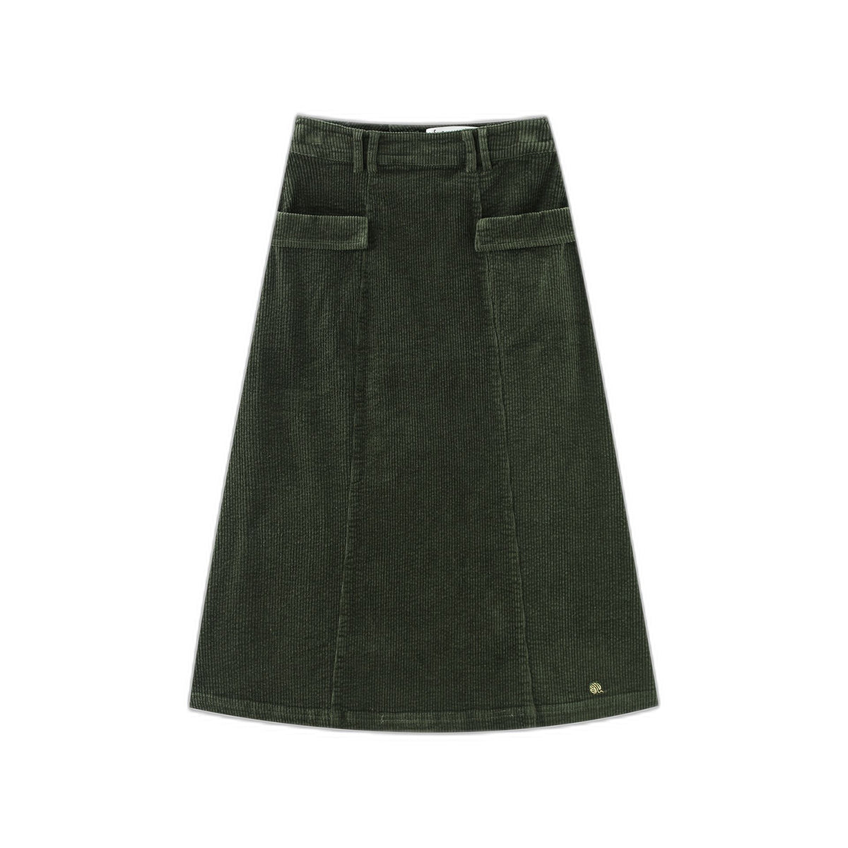Corduroy Skirt With Pockets