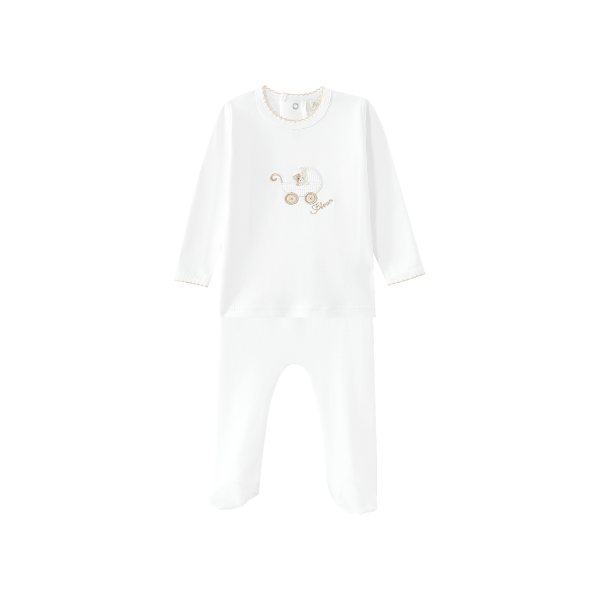 Teddy Bear Carriage Baby Set