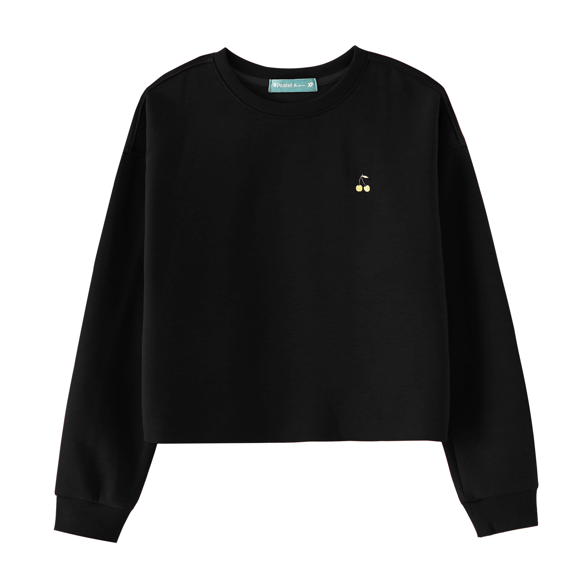 Cherry Embroidered Top