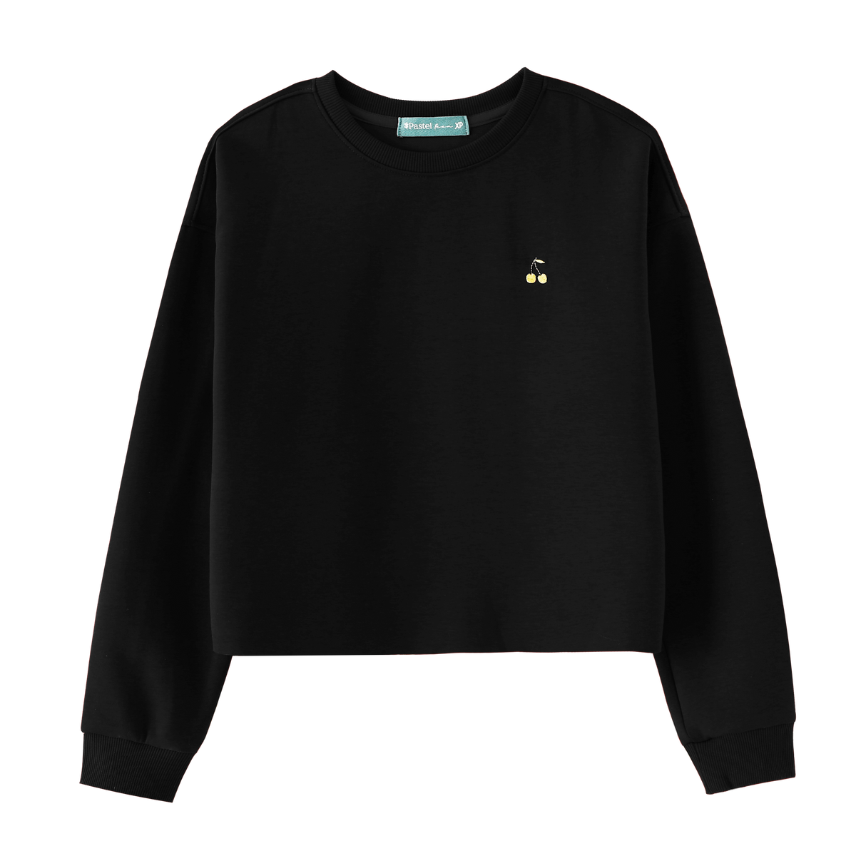 Cherry Embroidered Top