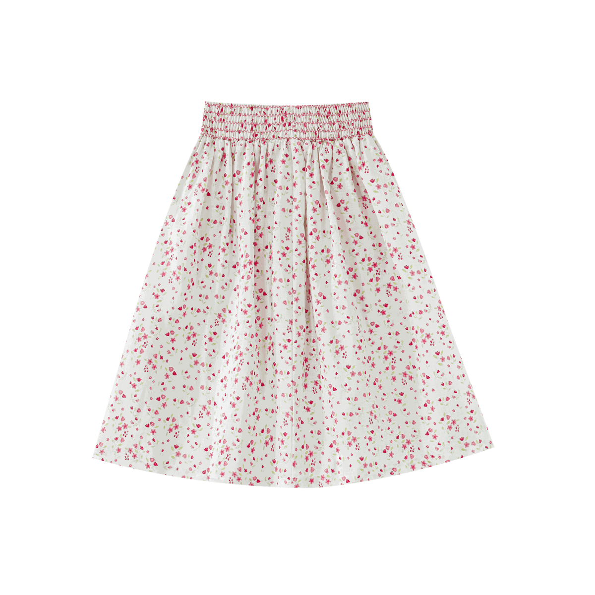 Midi Floral Skirt