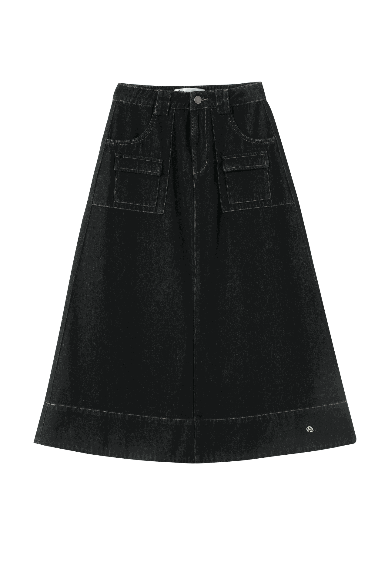 Midi Skirt With Pockets