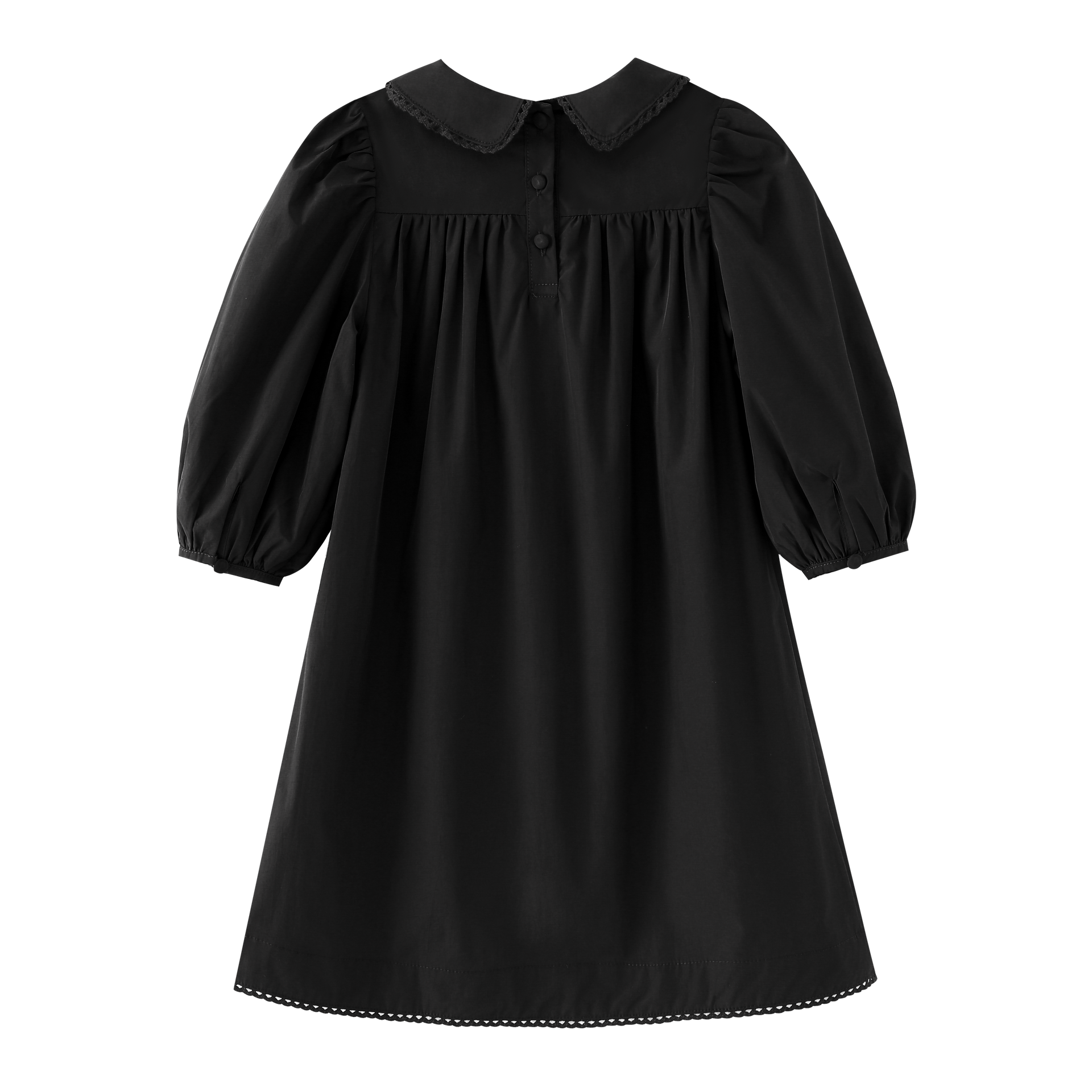 Taffeta Dress With Tucks