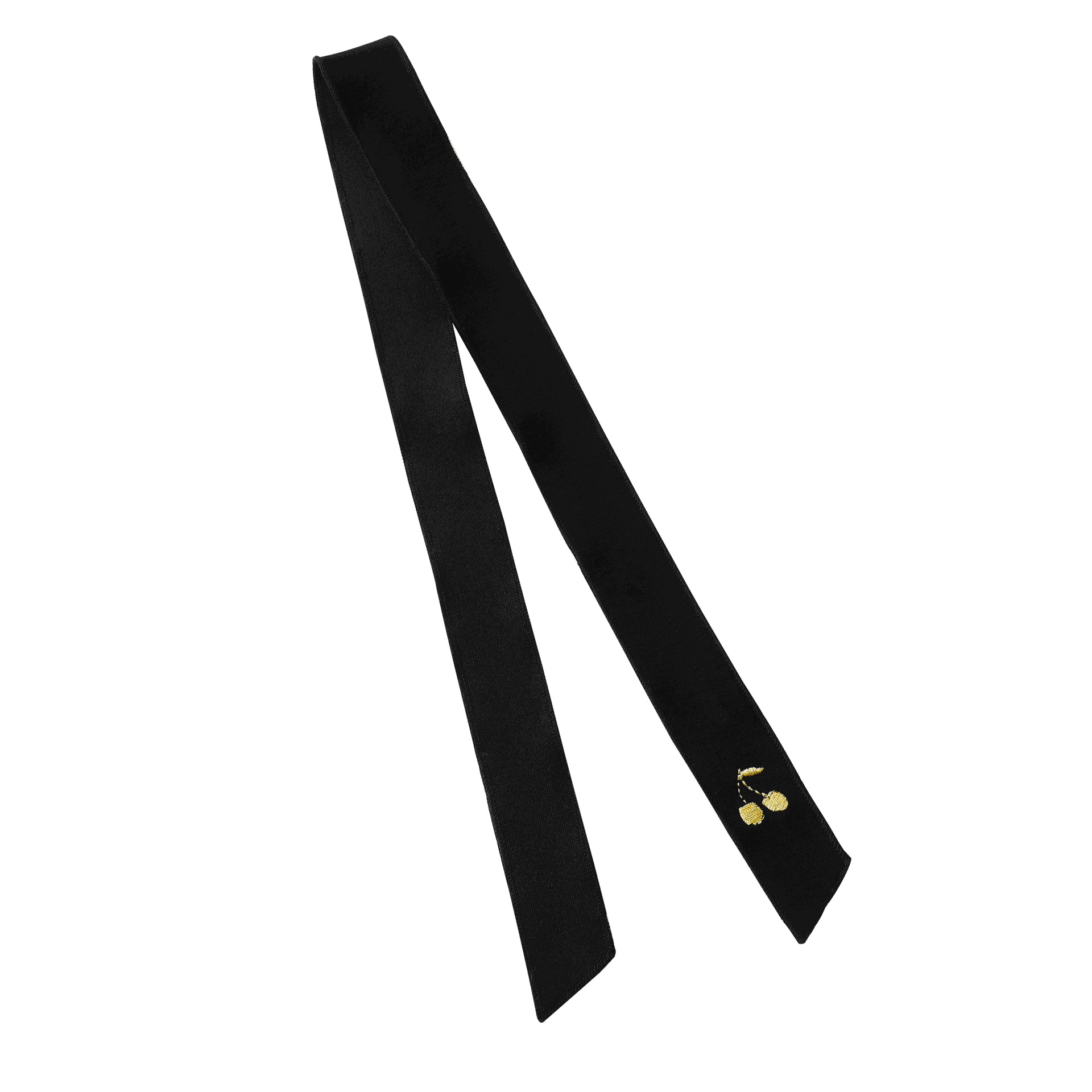 Hair Ribbon With Cherry