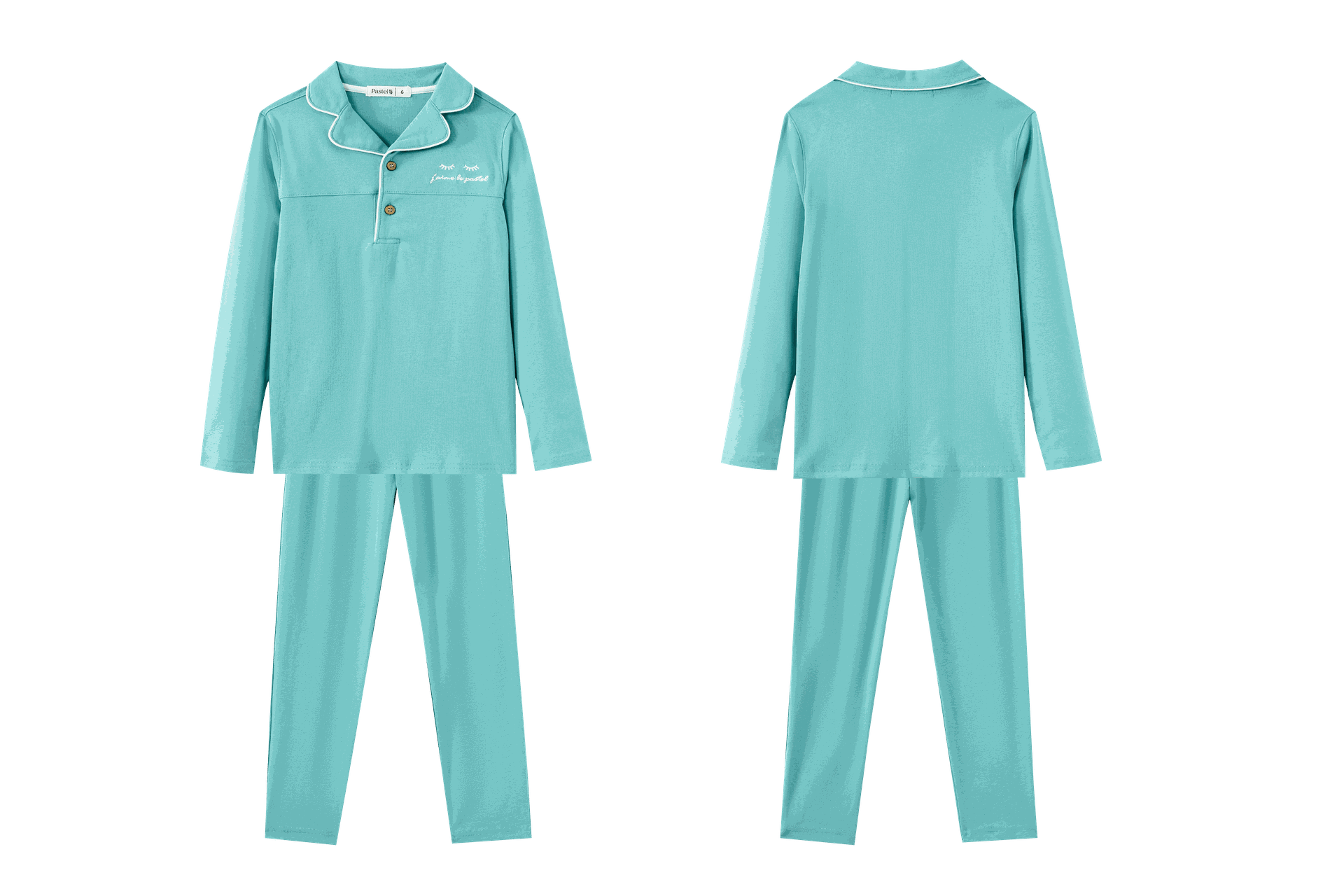 Collared Pajama Set