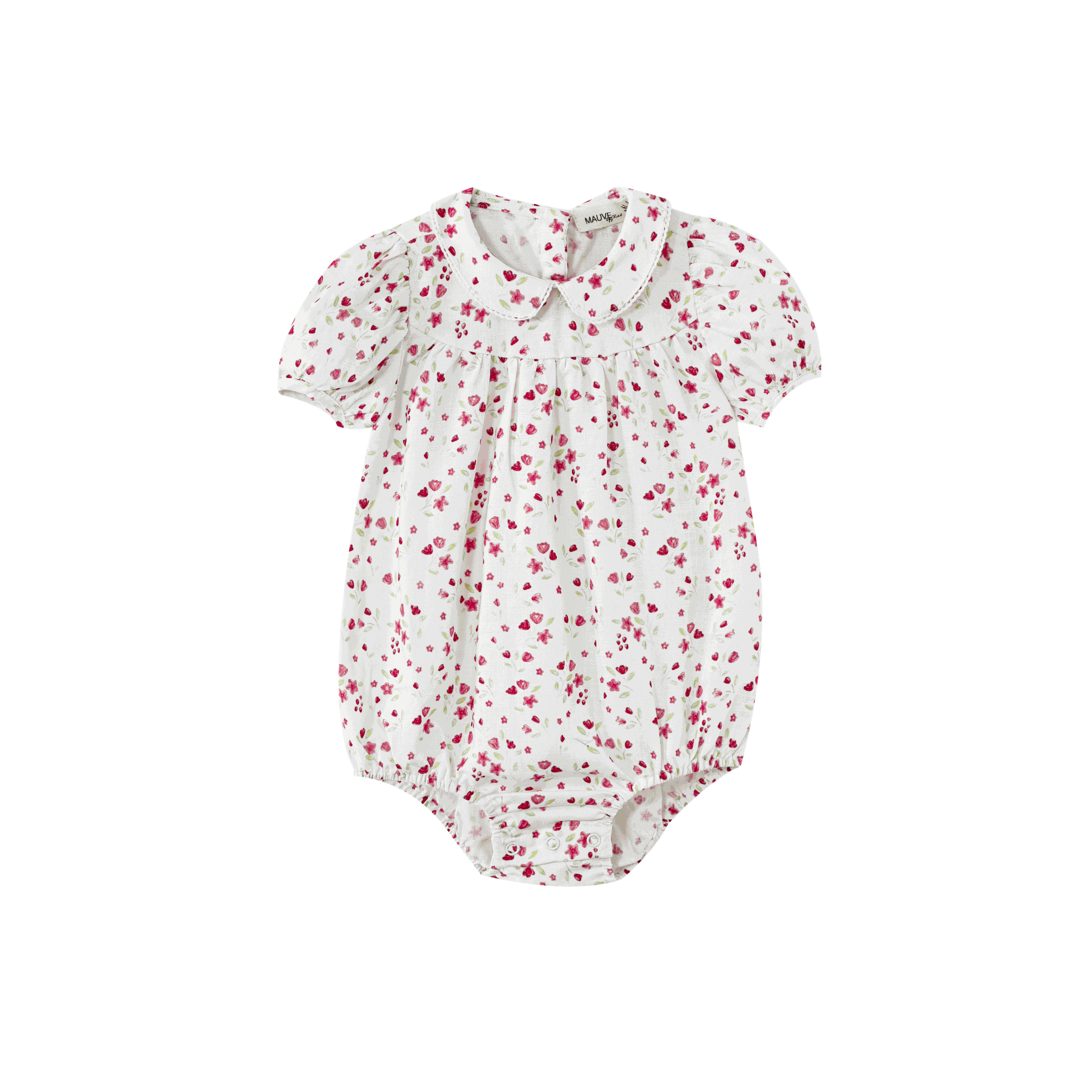 Floral Collared Romper