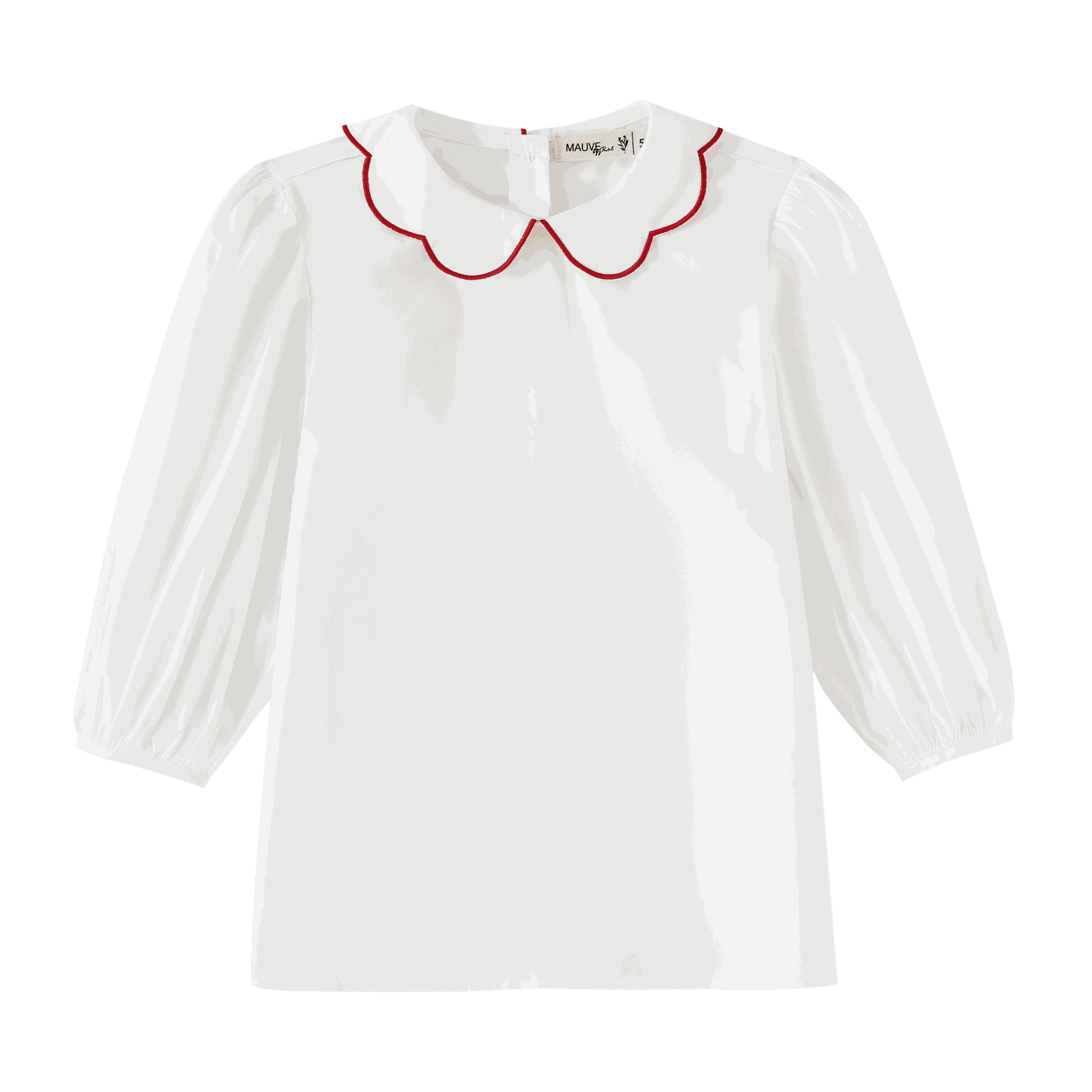 Scalloped Collar Shirt