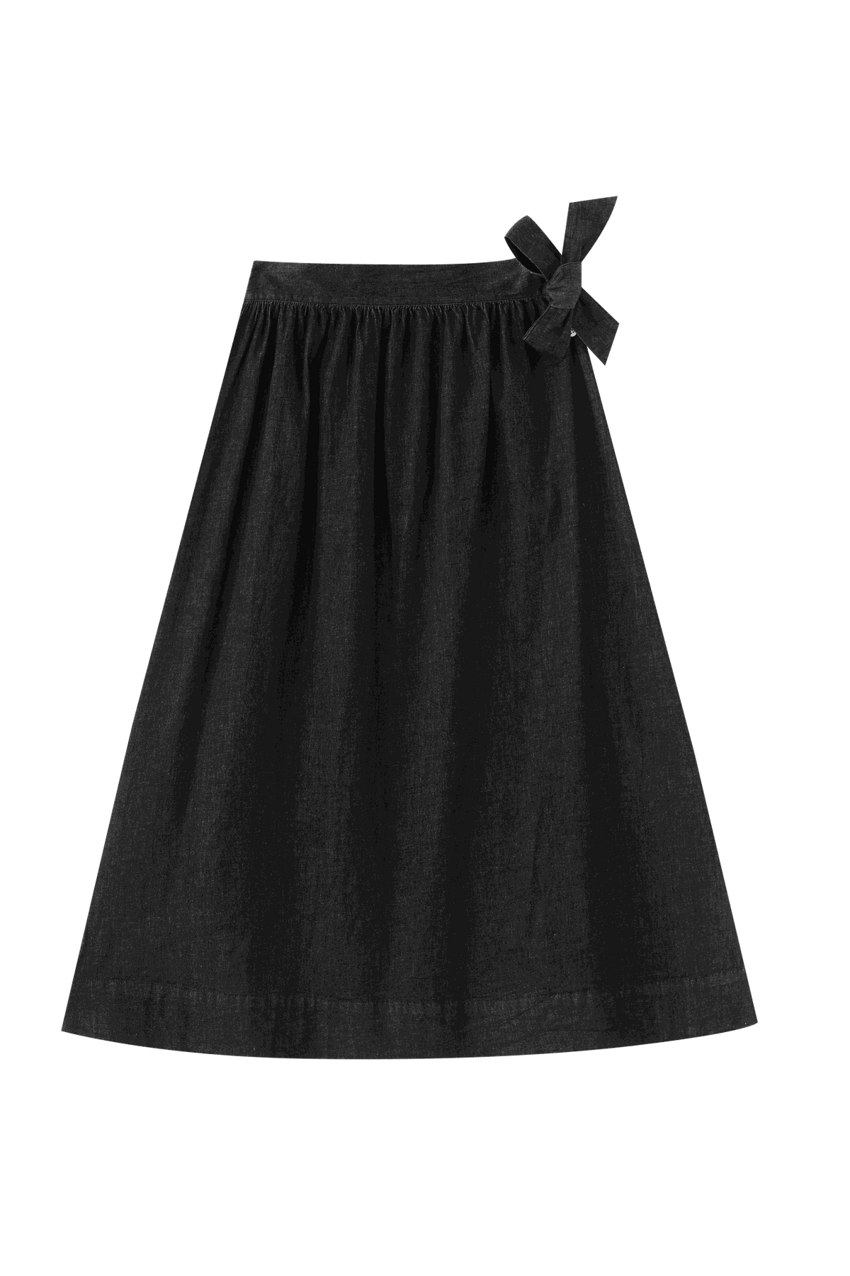 Midi Skirt With Side Tie