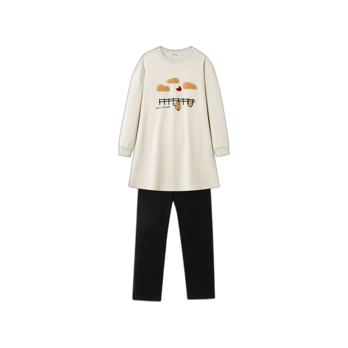 Tunic Set With Sherpa Graphic