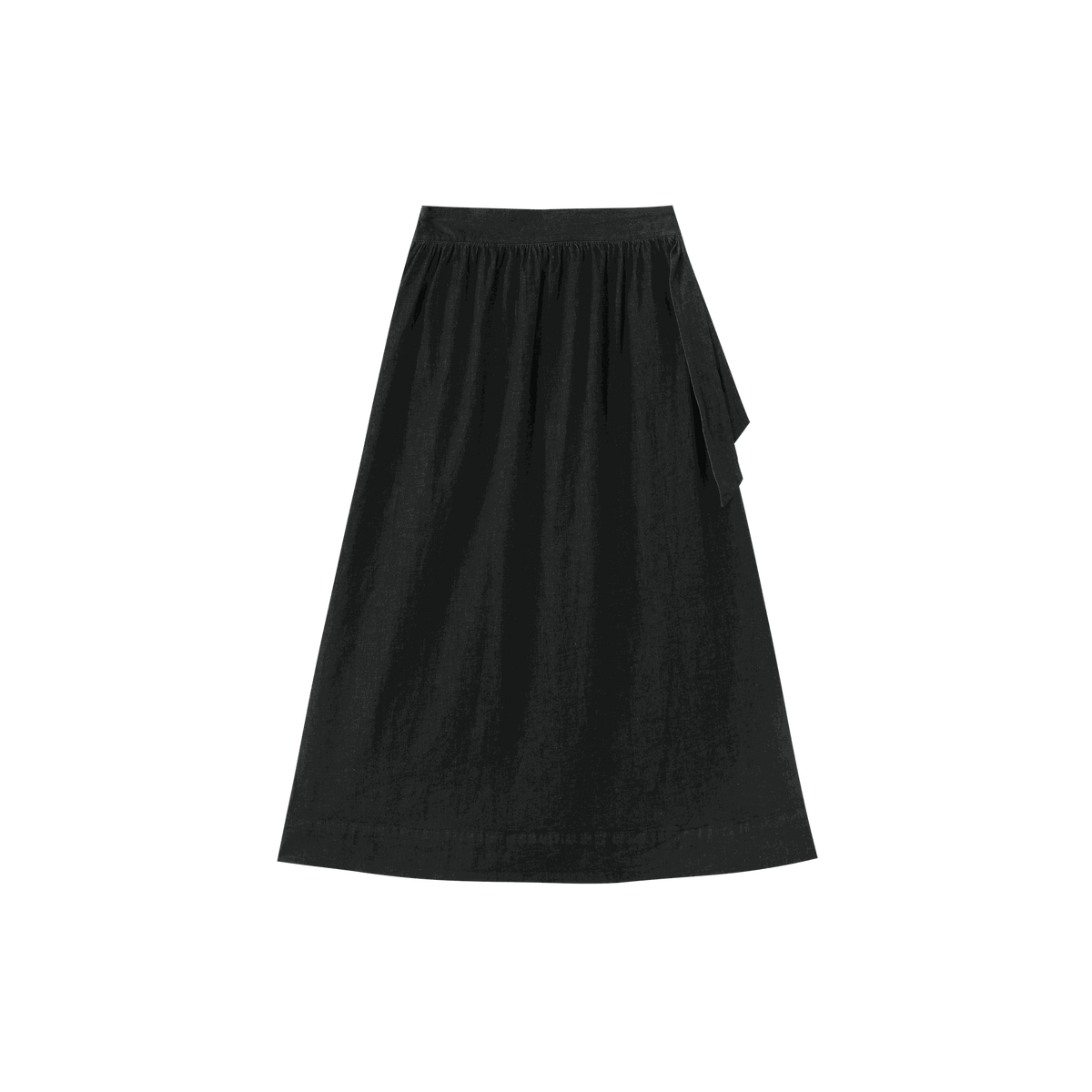 Midi Skirt With Side Tie