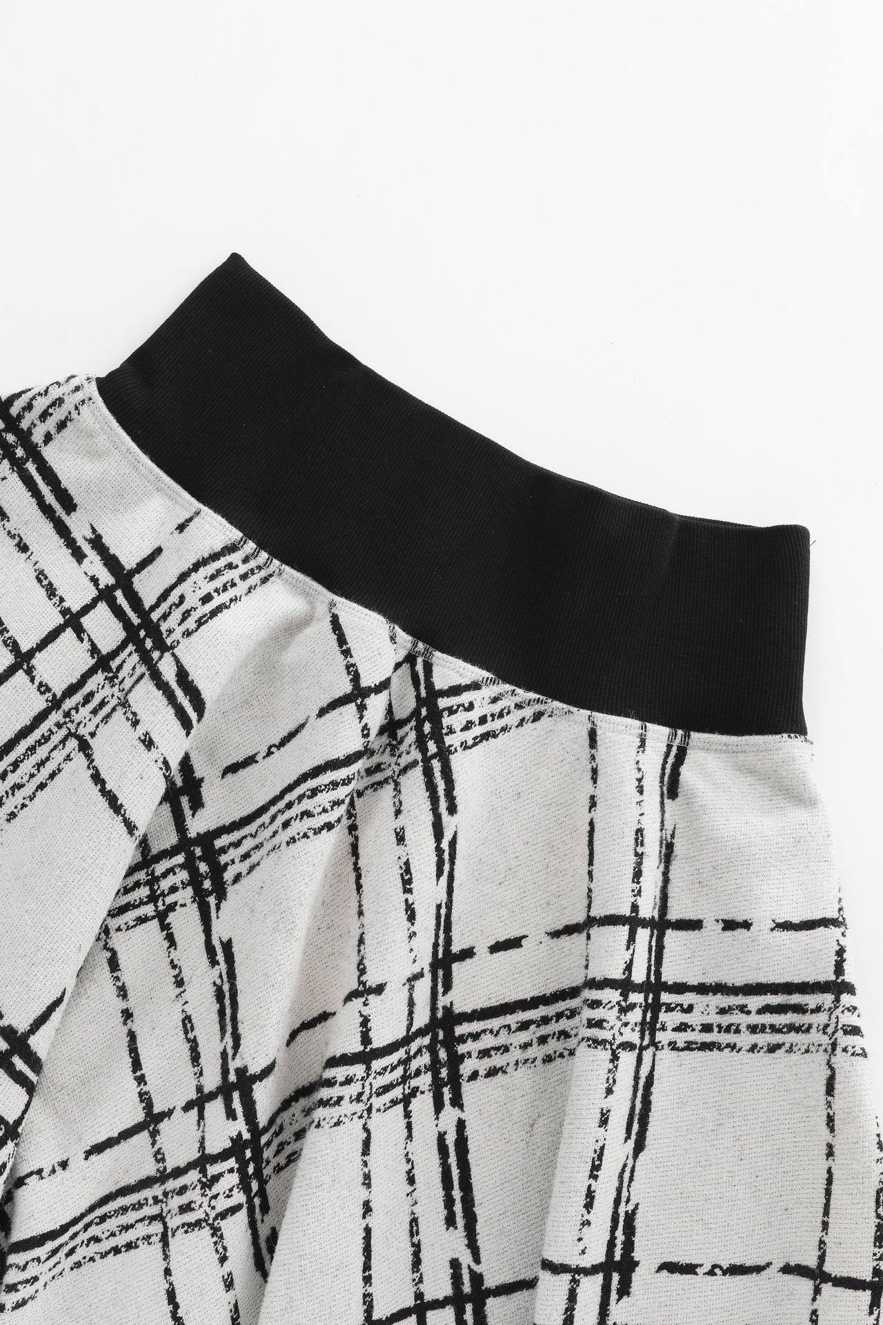 Plaid Yoke Circle Skirt