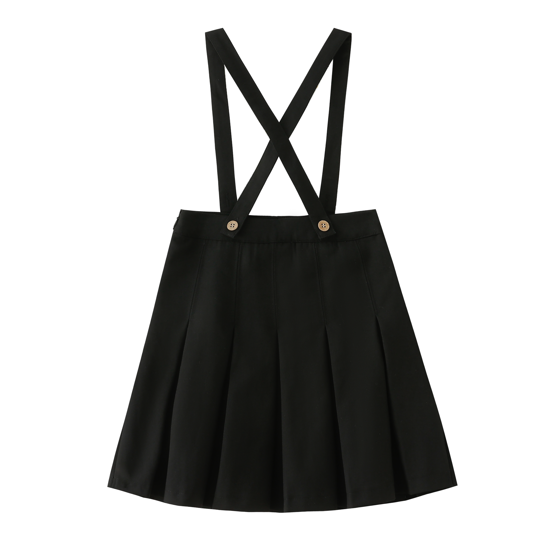 Suspender Pleated Skirt