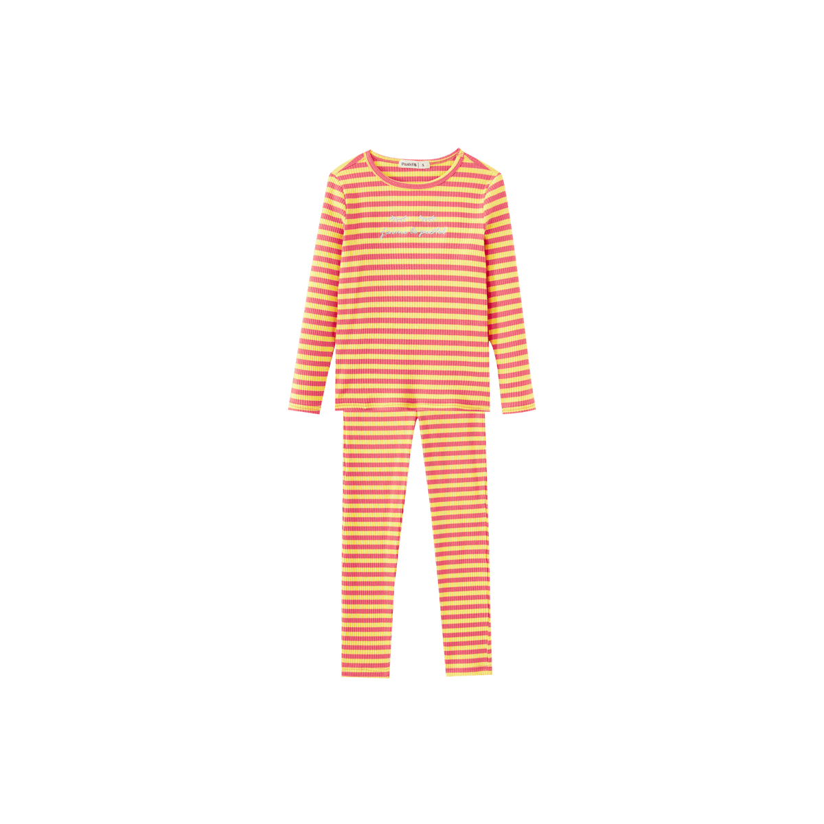 Striped Ribbed Pajama