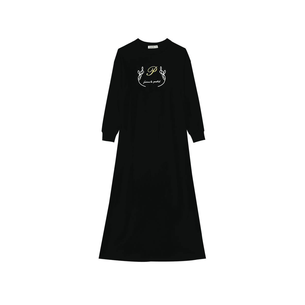 Nightgown With Center Embroidery