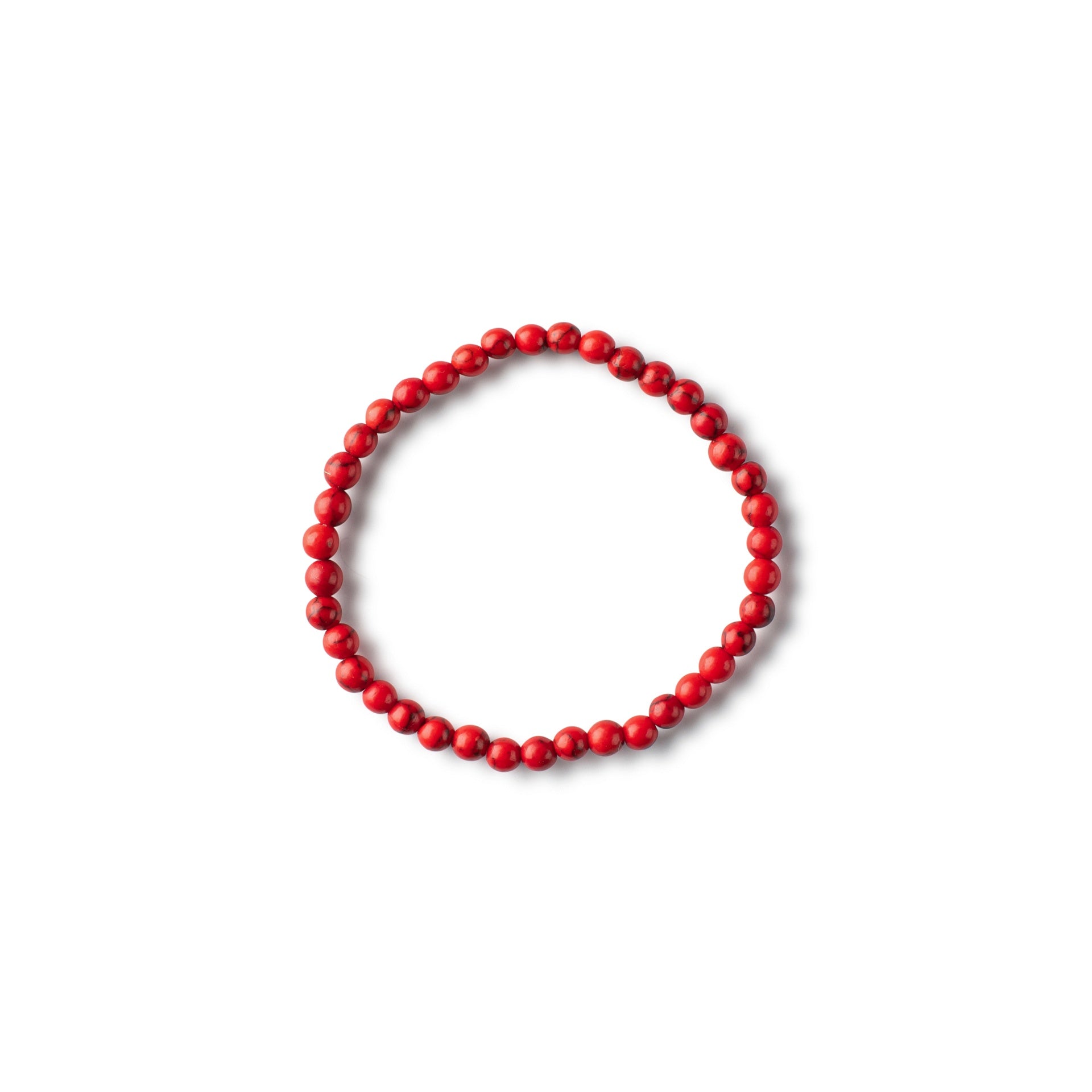 Beaded Bracelet Red