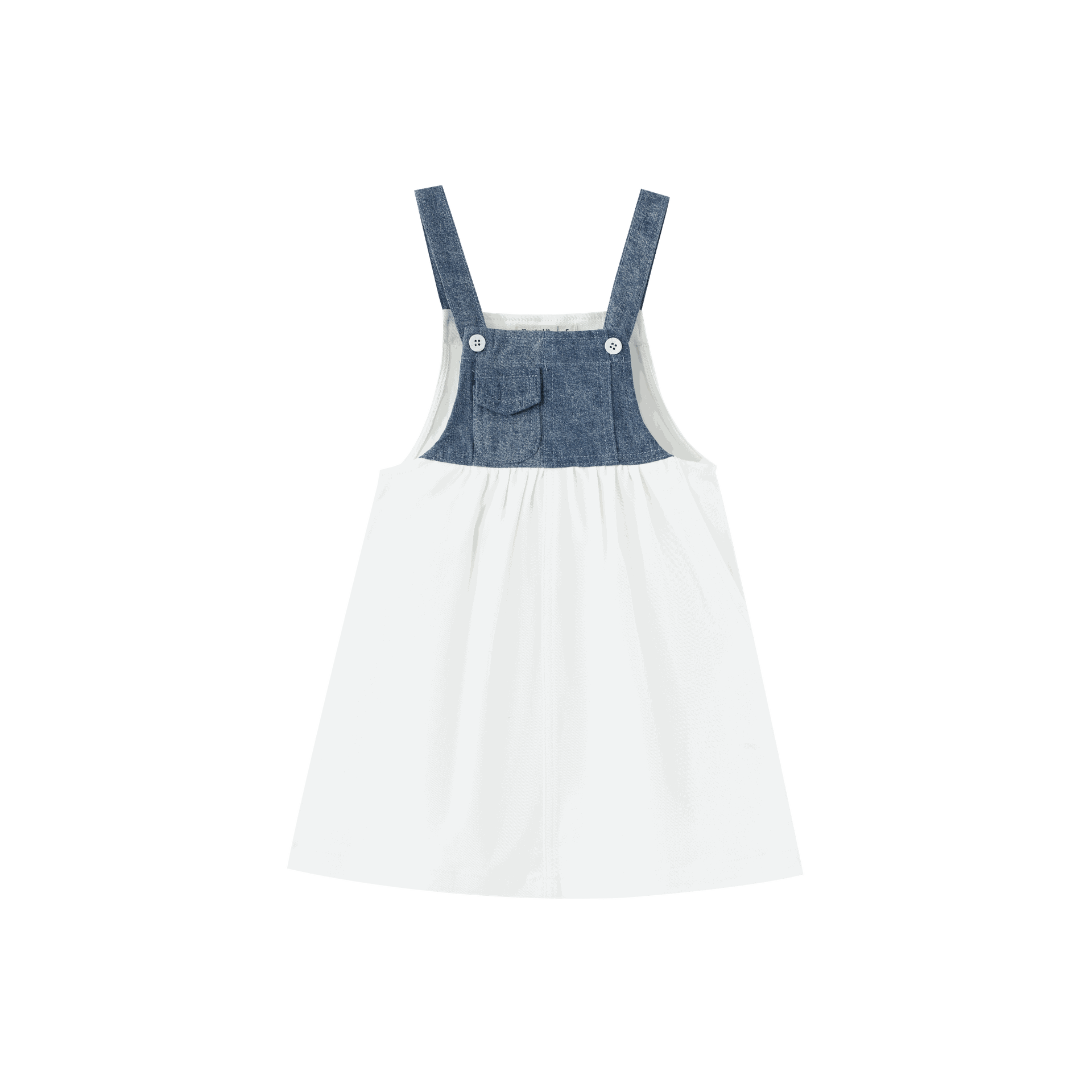 Colorblock Denim Jumper