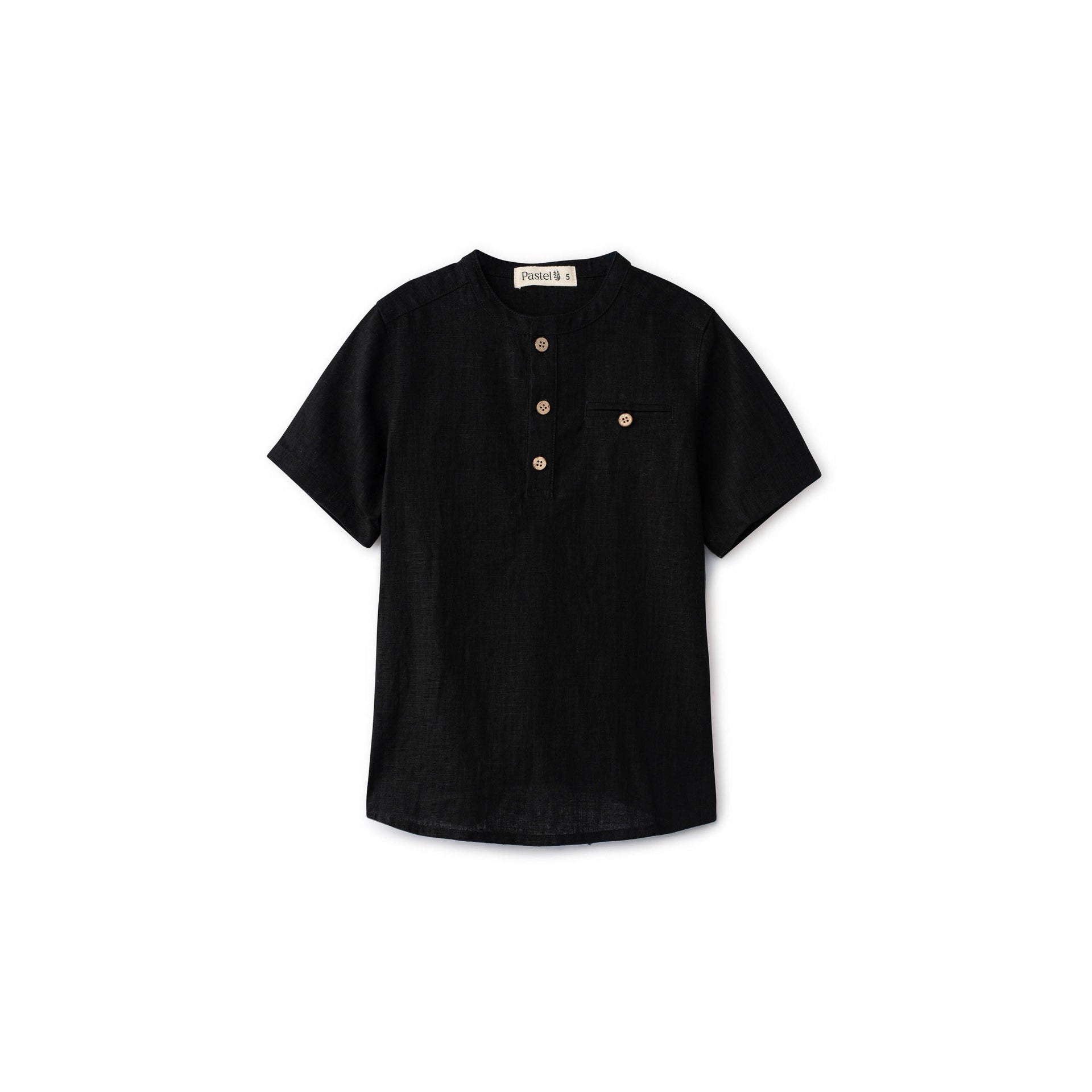 Short Sleeve Slit Pocket Shirt