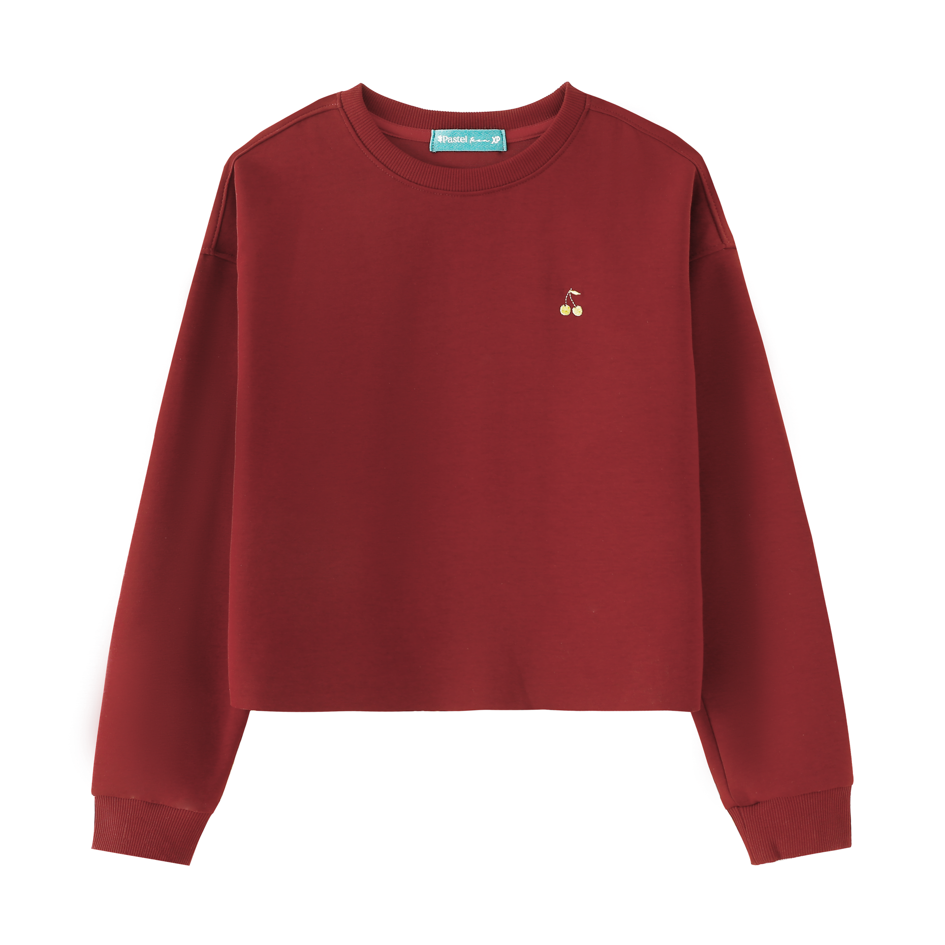 Cherry Embroidered Top