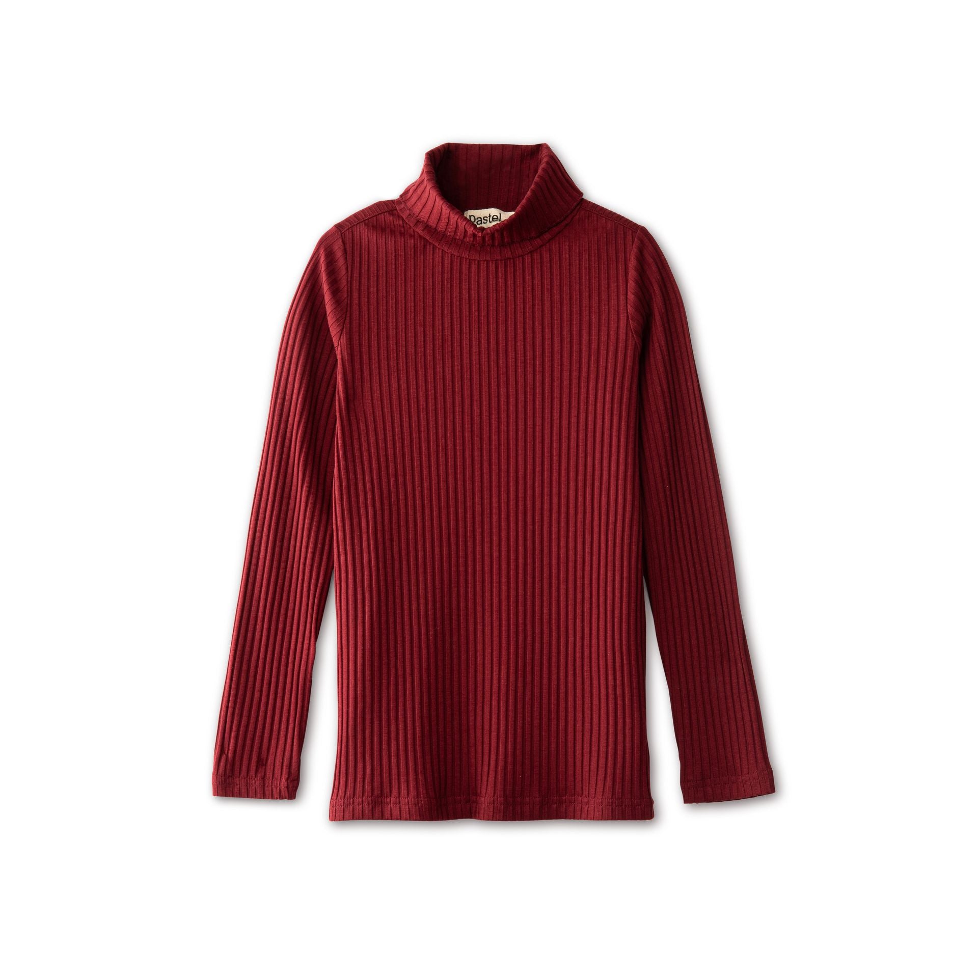 Ribbed Turtleneck Tee