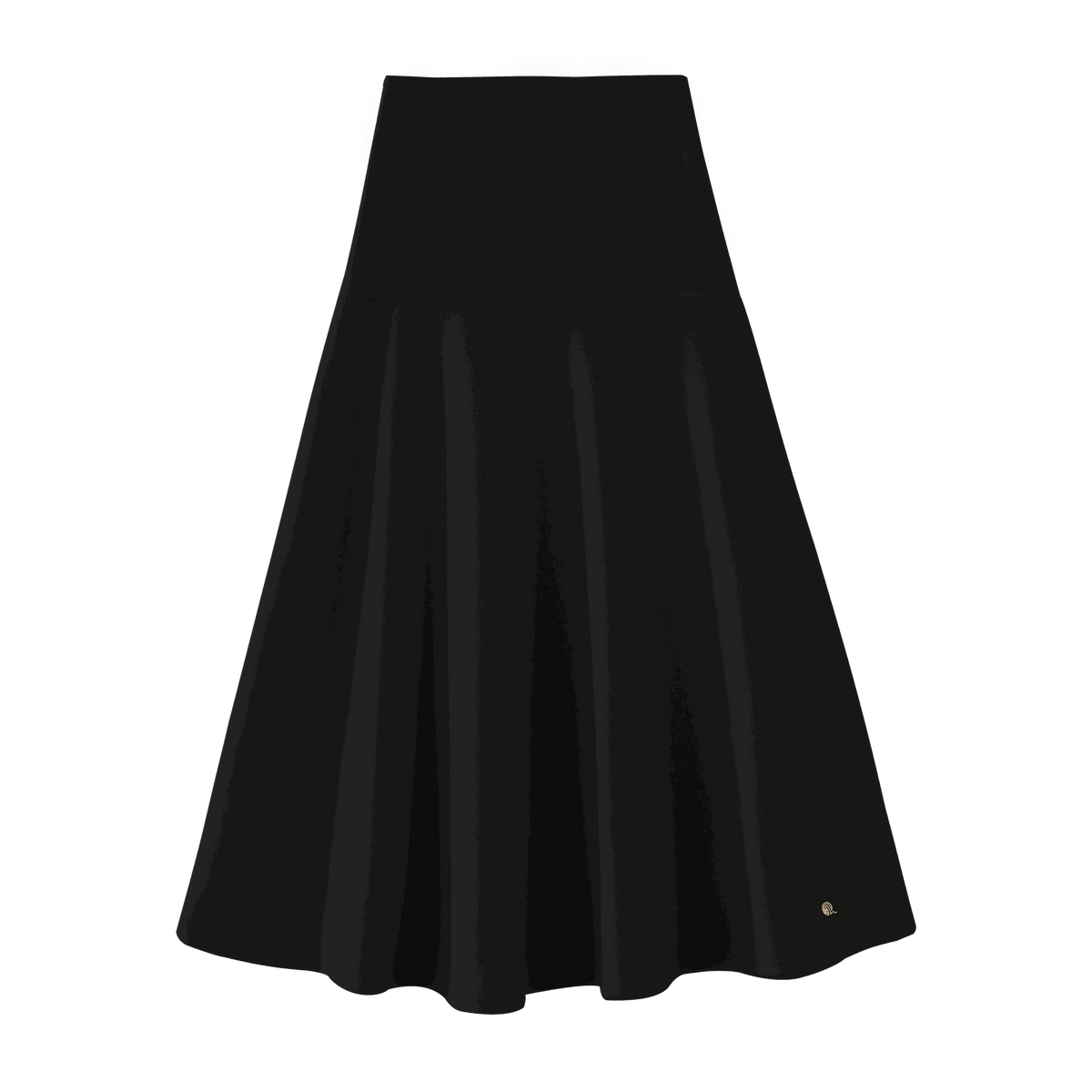 High Waisted Midi Skirt