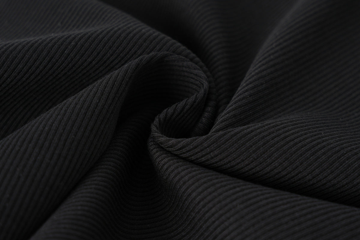 Ribbed 3/4 Sleeve T-Shirt