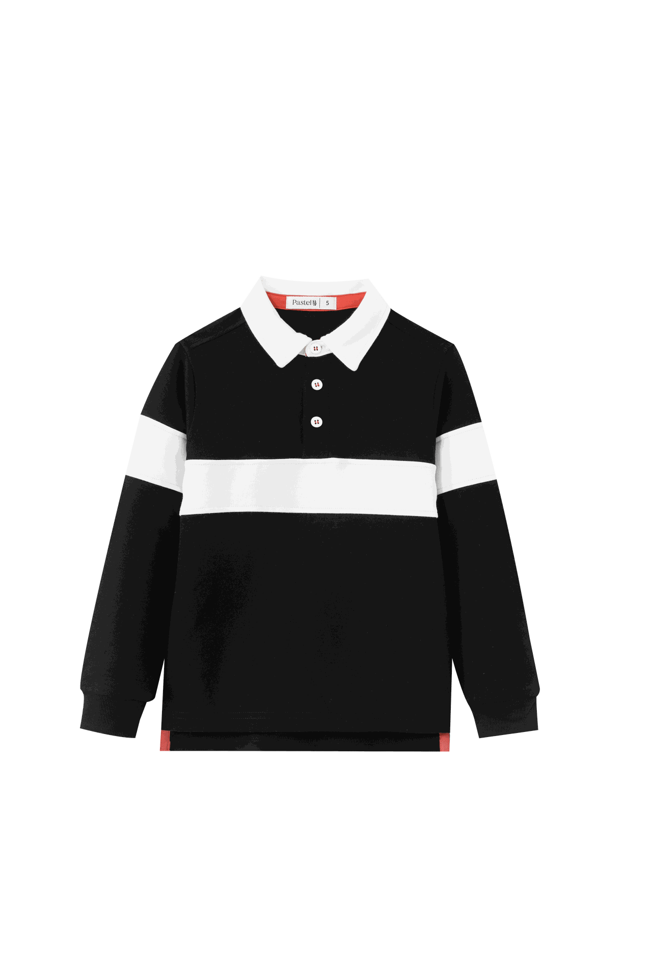 Polo With Center Stripe