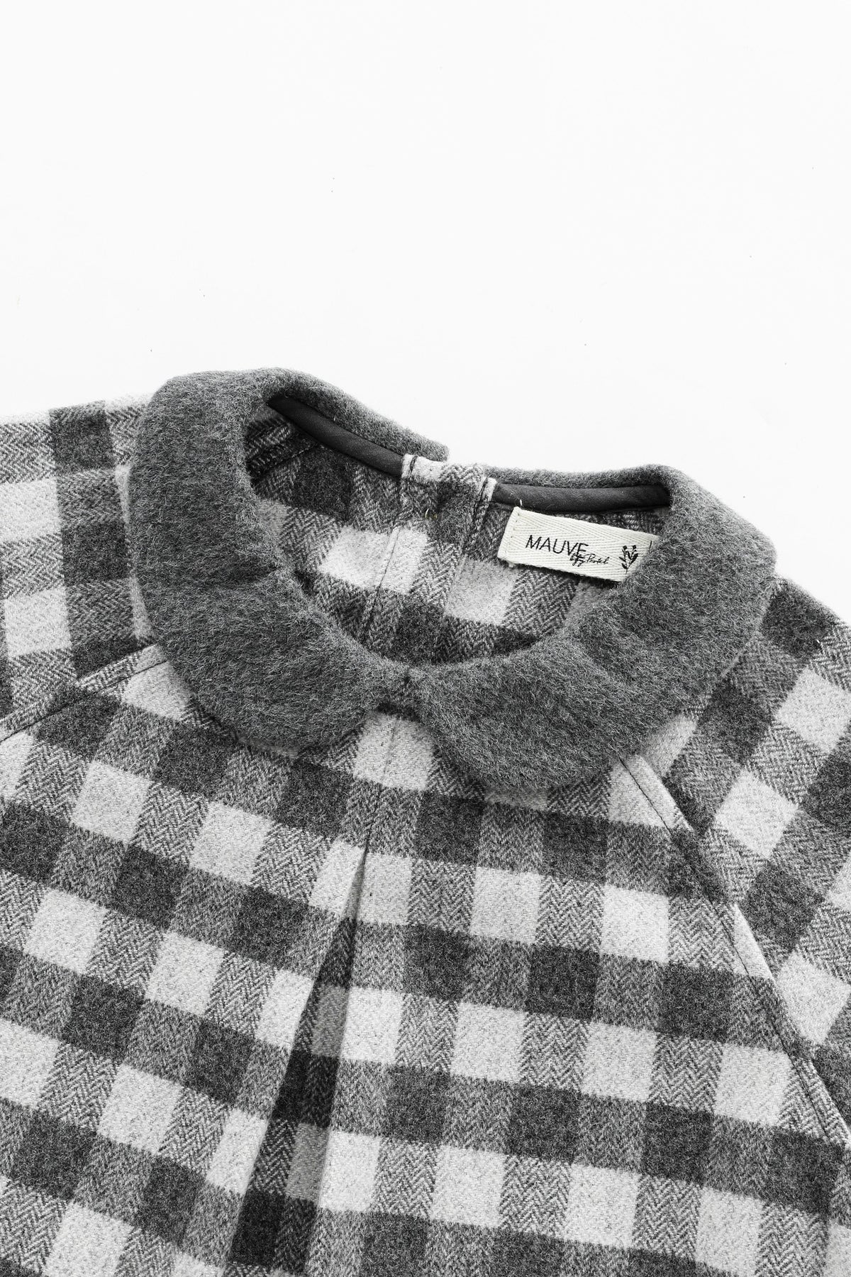 Checkered Dress With Collar
