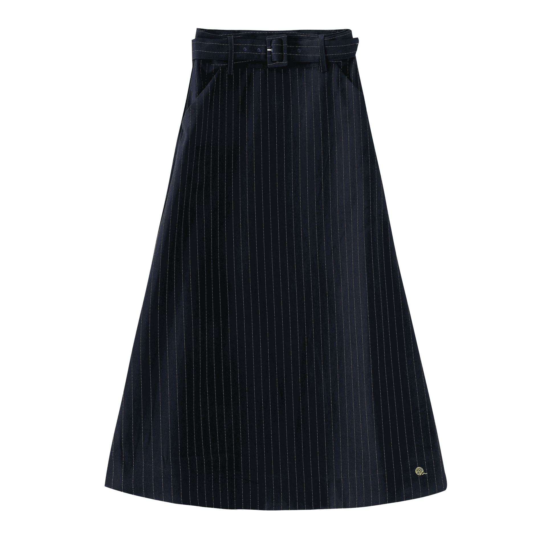 A-Line Skirt With Belt