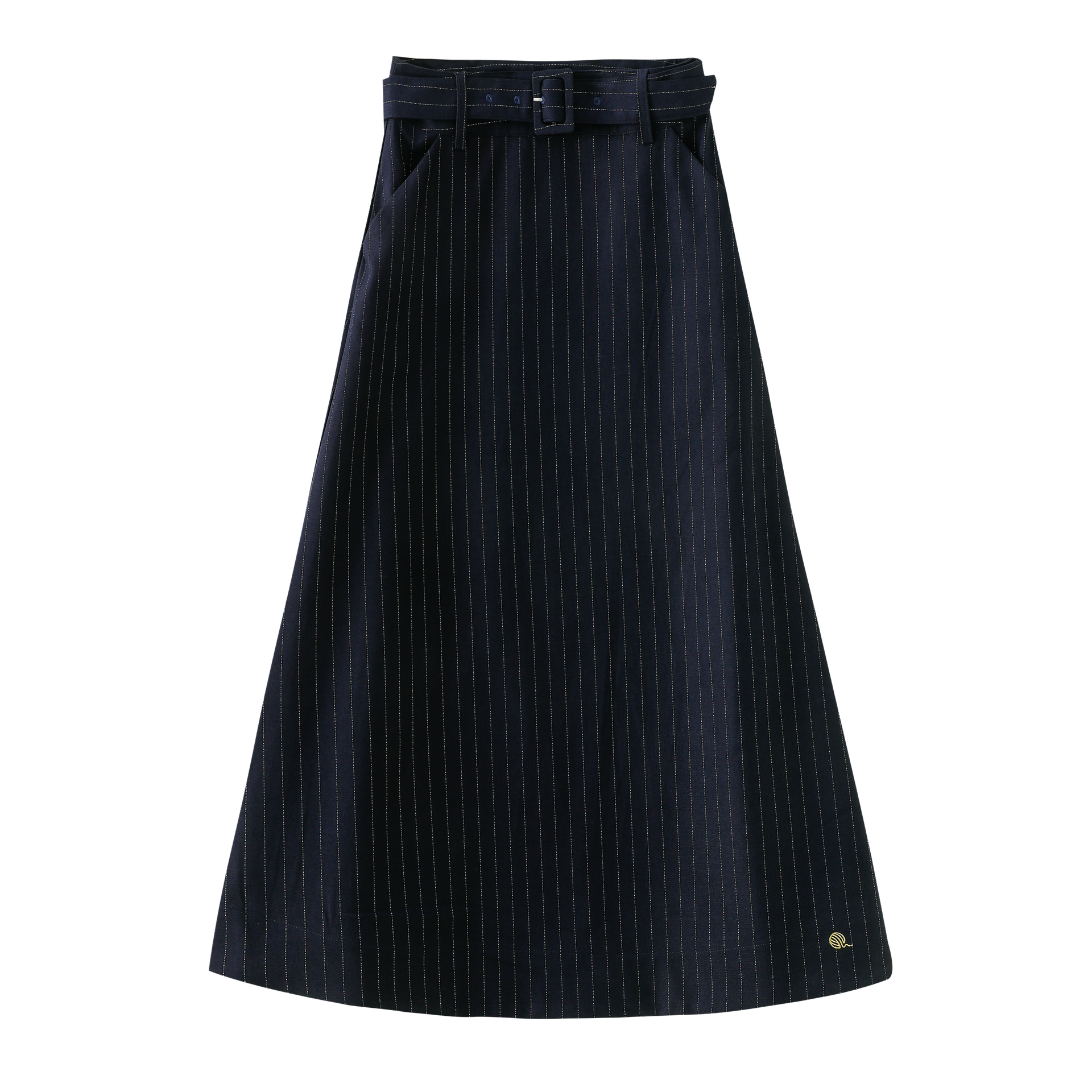 A-Line Skirt With Belt