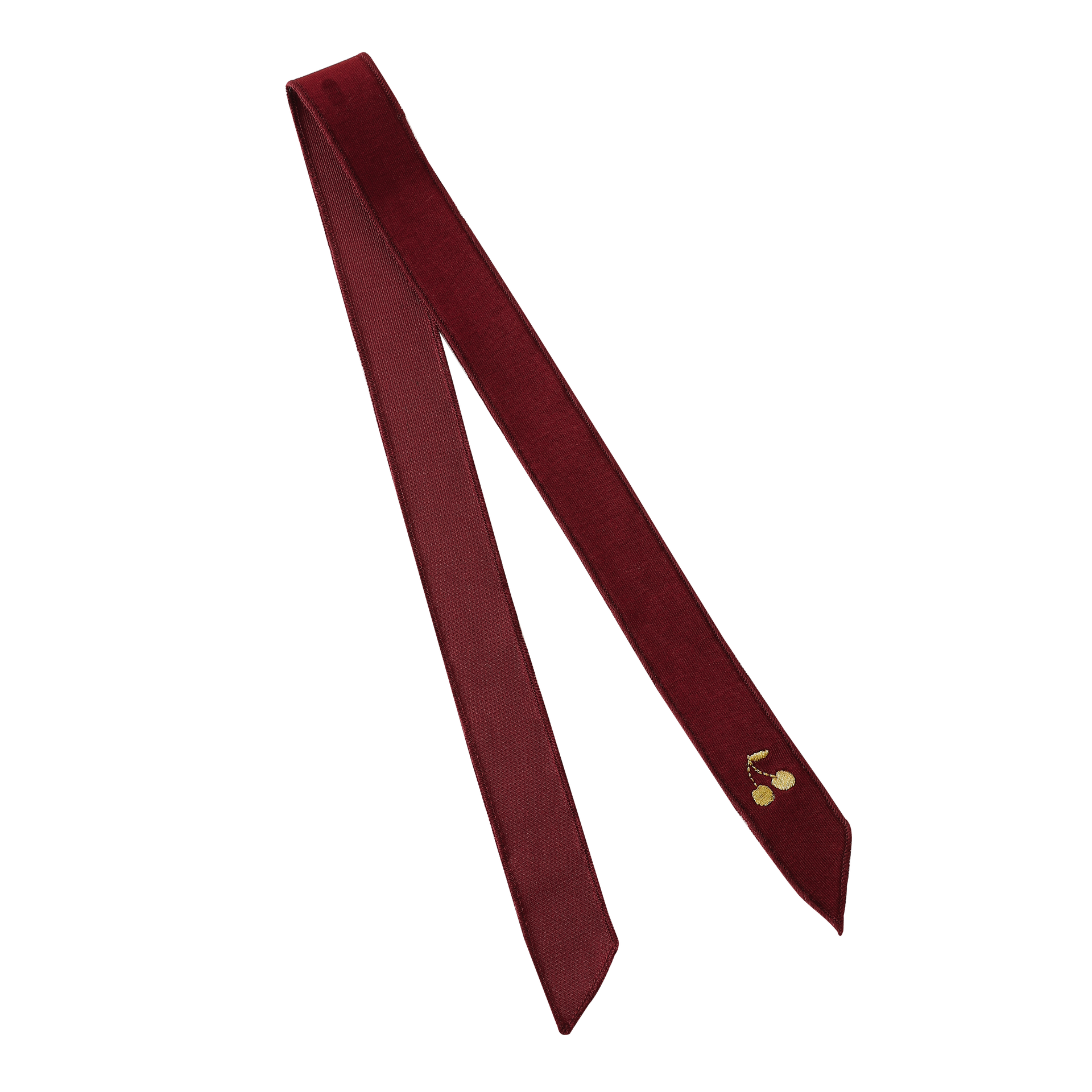 Hair Ribbon With Cherry