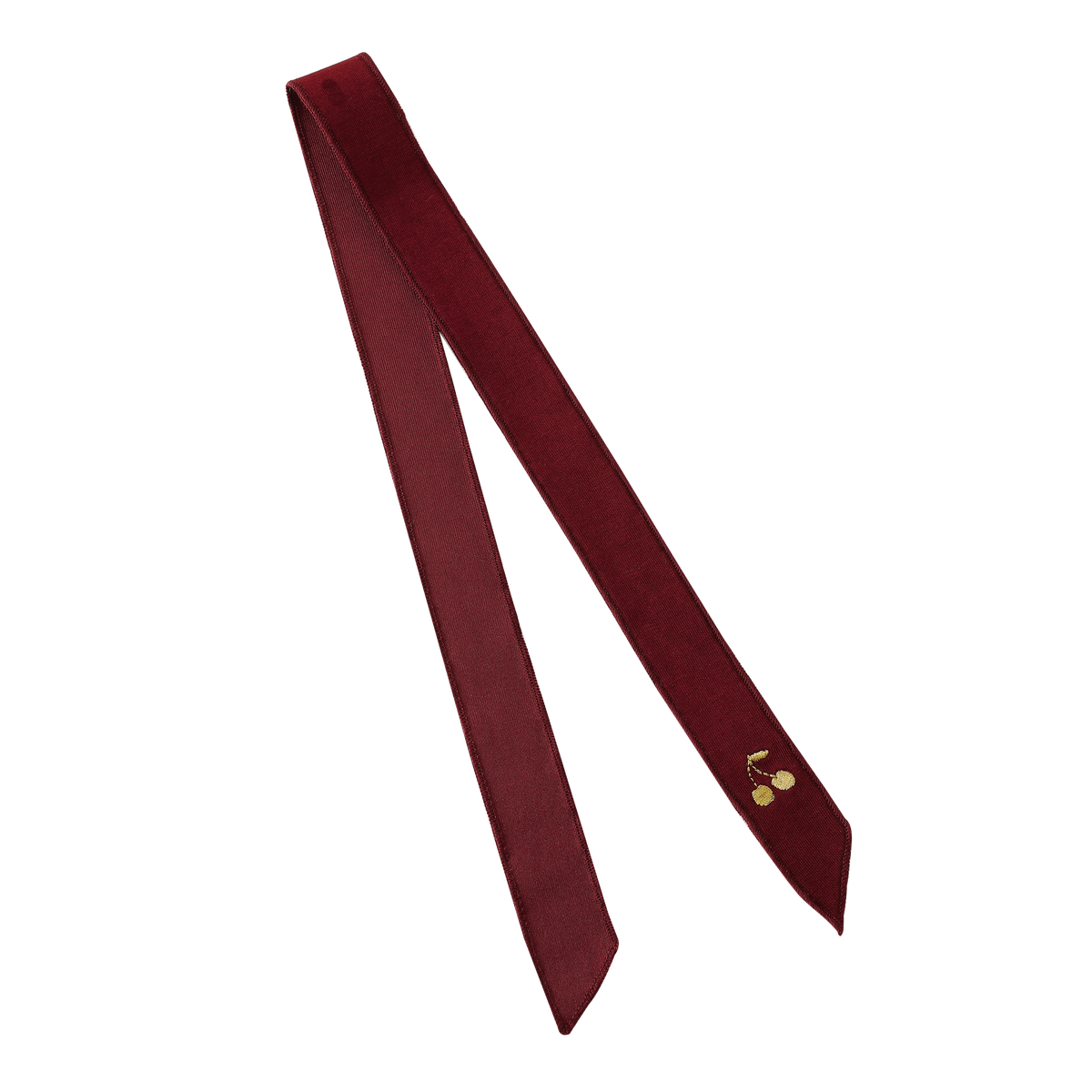 Hair Ribbon With Cherry