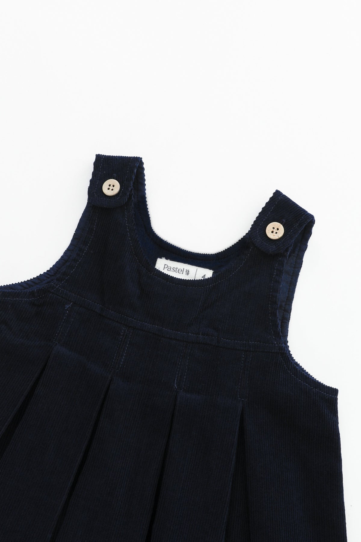 Corduroy Pleated High Yoke Jumper