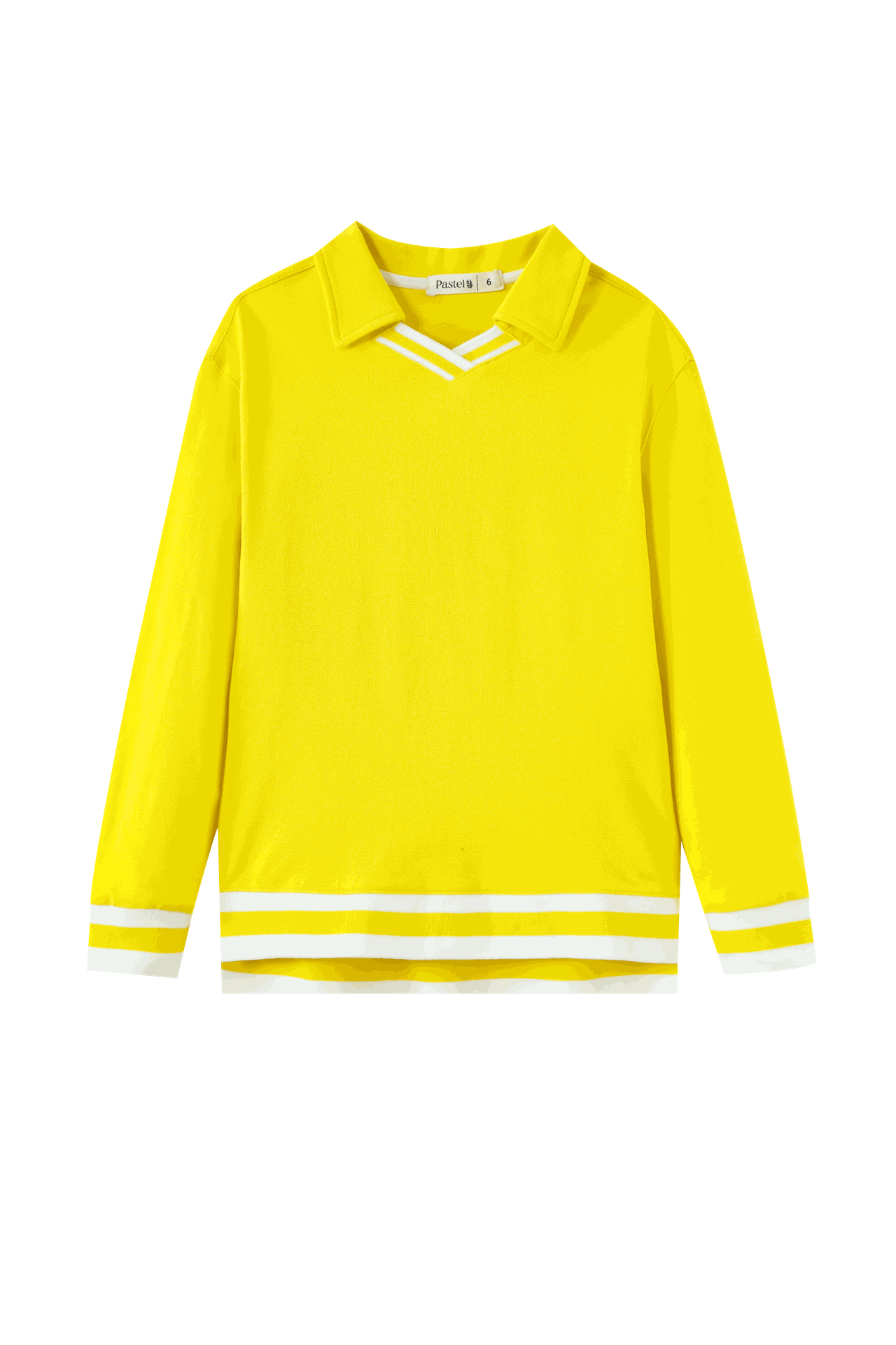Polo With Striped Edging