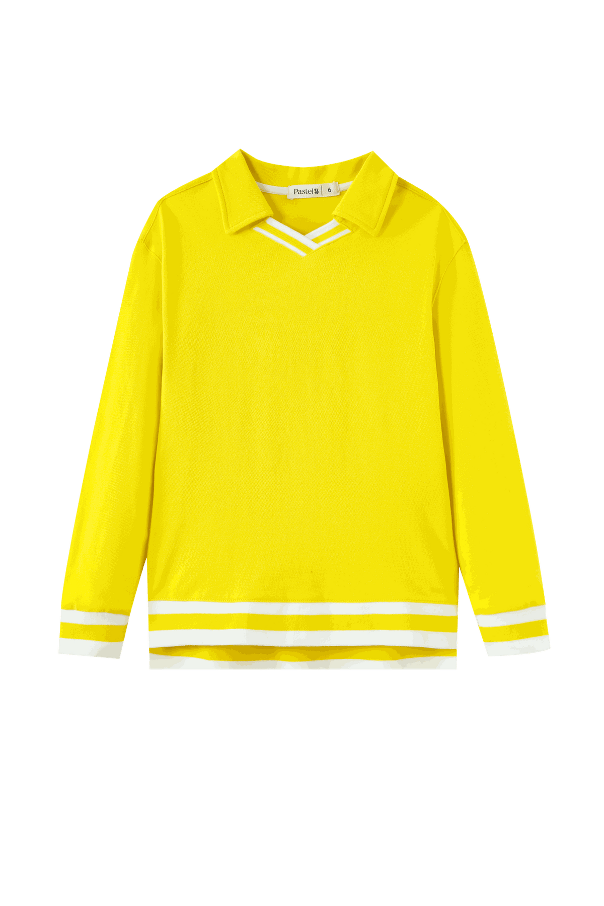 Polo With Striped Edging