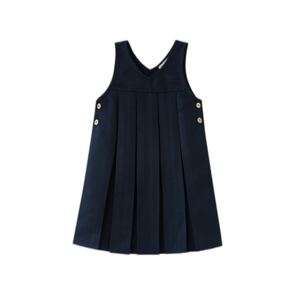 V Neck Pleated Jumper