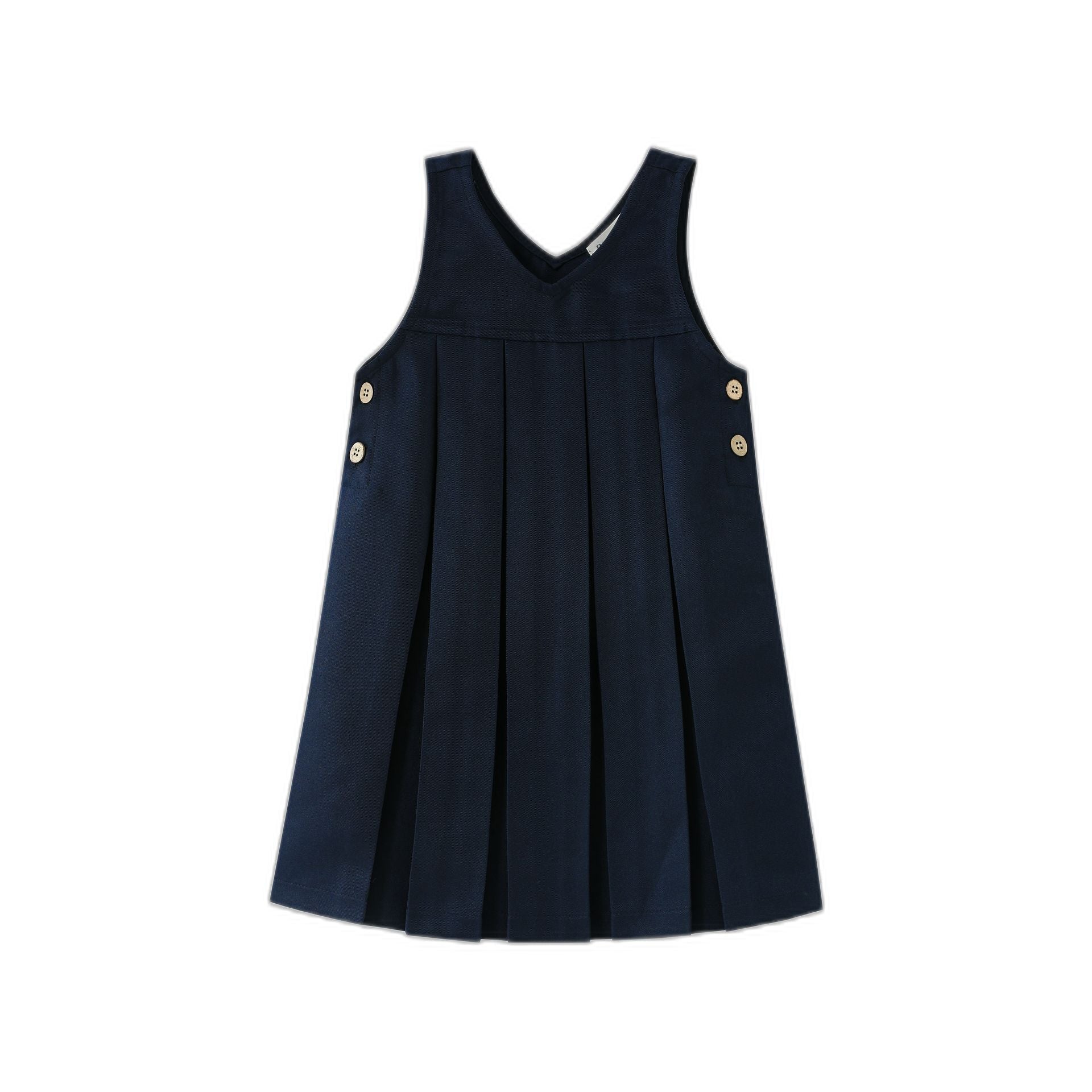 V Neck Pleated Jumper
