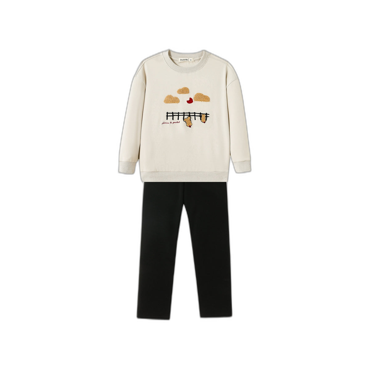 Pajama Set With Sherpa Graphic