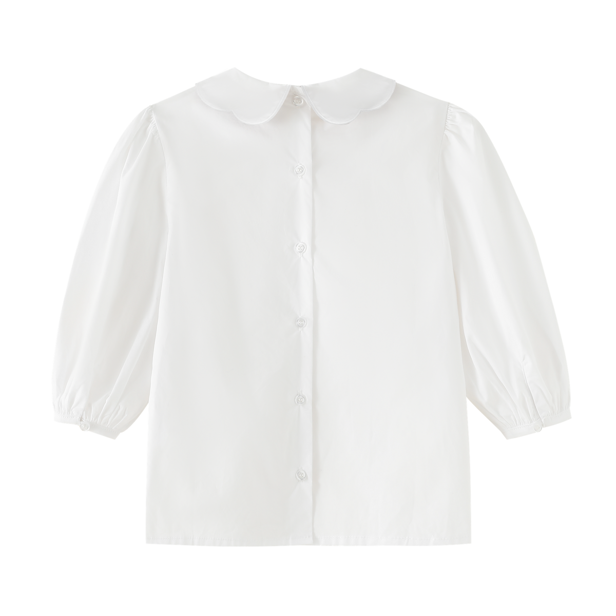Scalloped Collar Shirt