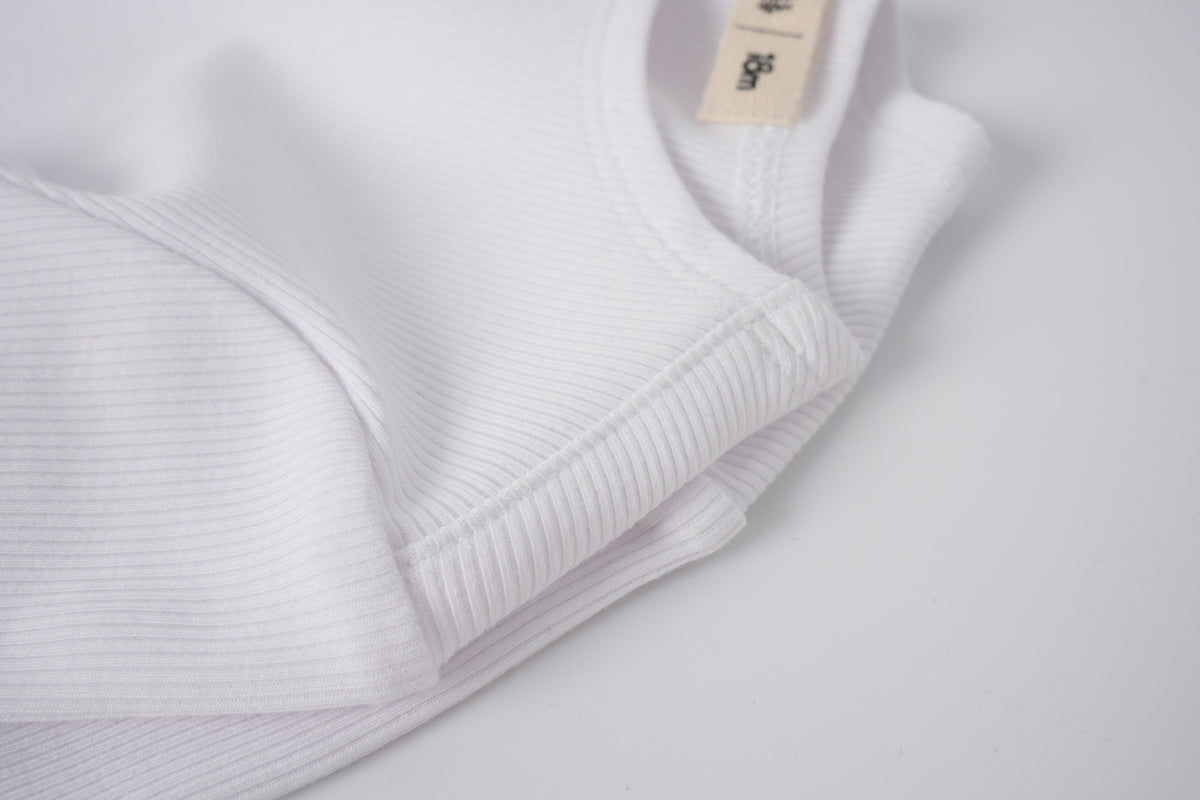 Ribbed Short Sleeve Tee