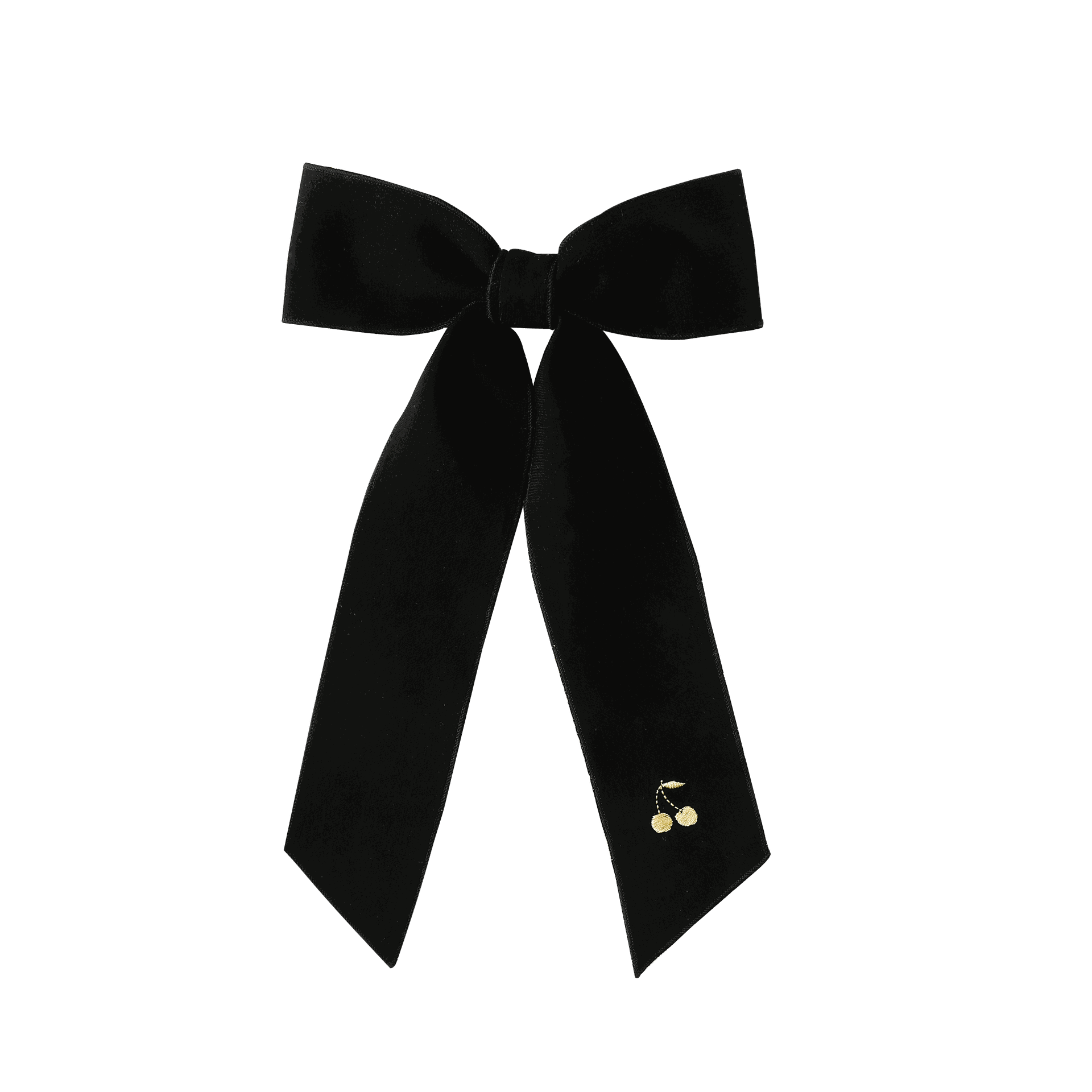 Big Hair Bow With Cherry