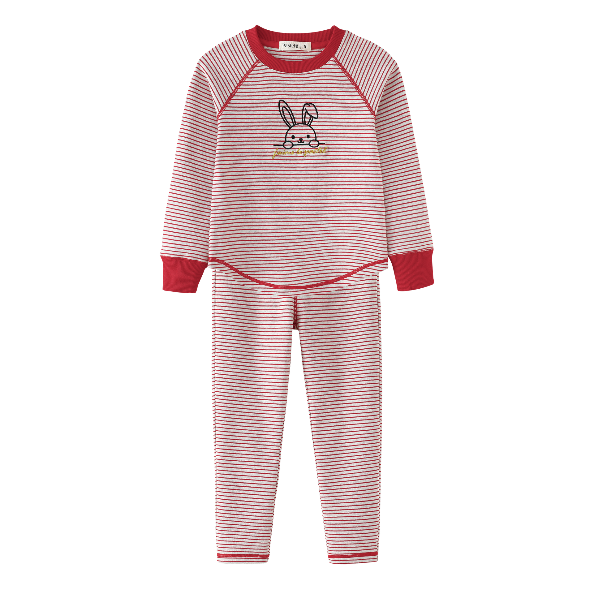 Striped Bunny Pajama
