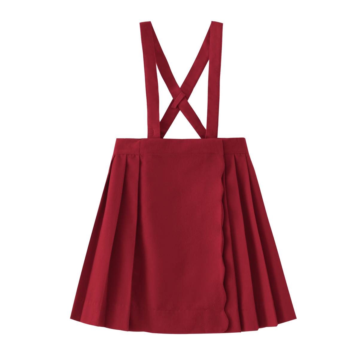 Scalloped Suspender Skirt