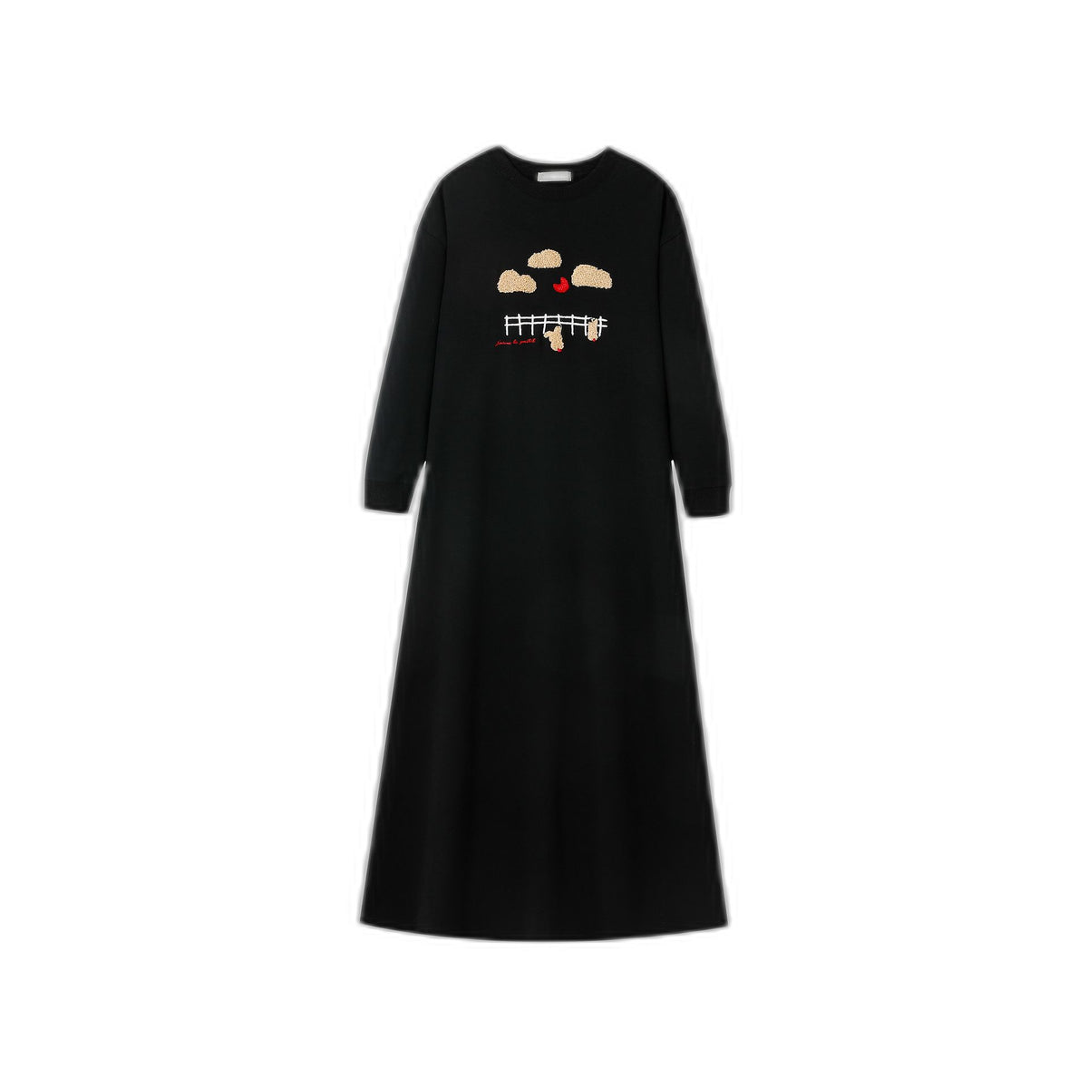 Nightgown With Sherpa Graphic