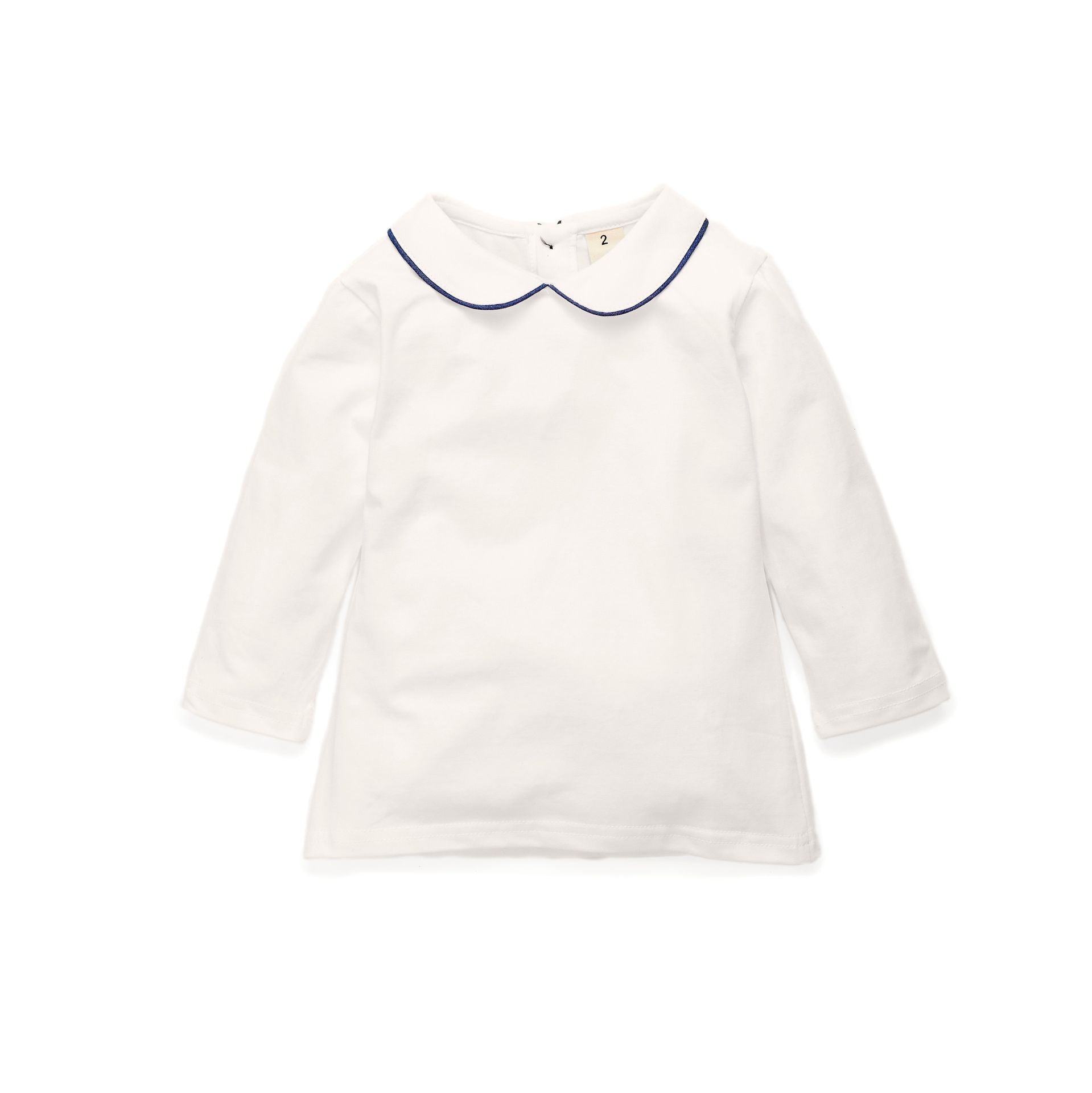 Peter Pan T-Shirt With Constrast Trim